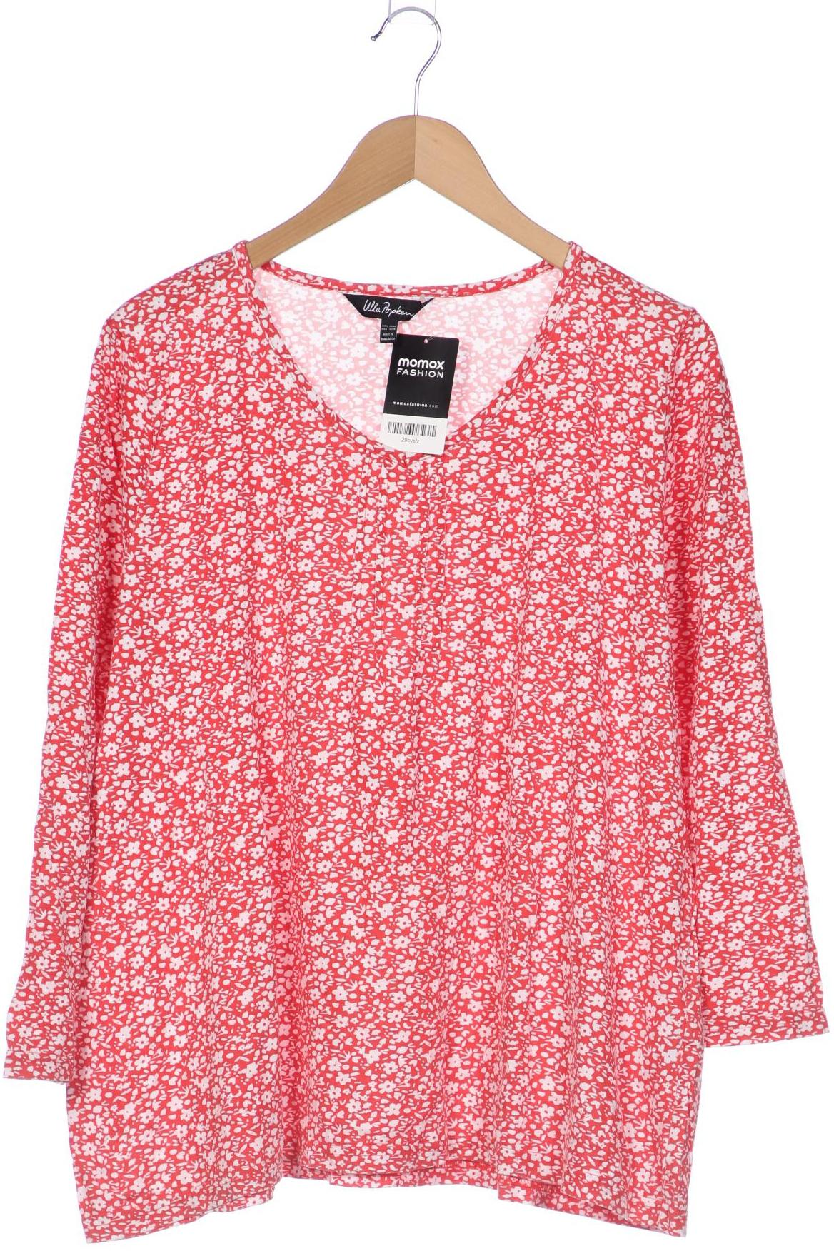 

Ulla Popken Damen Langarmshirt, rot, Gr. 46