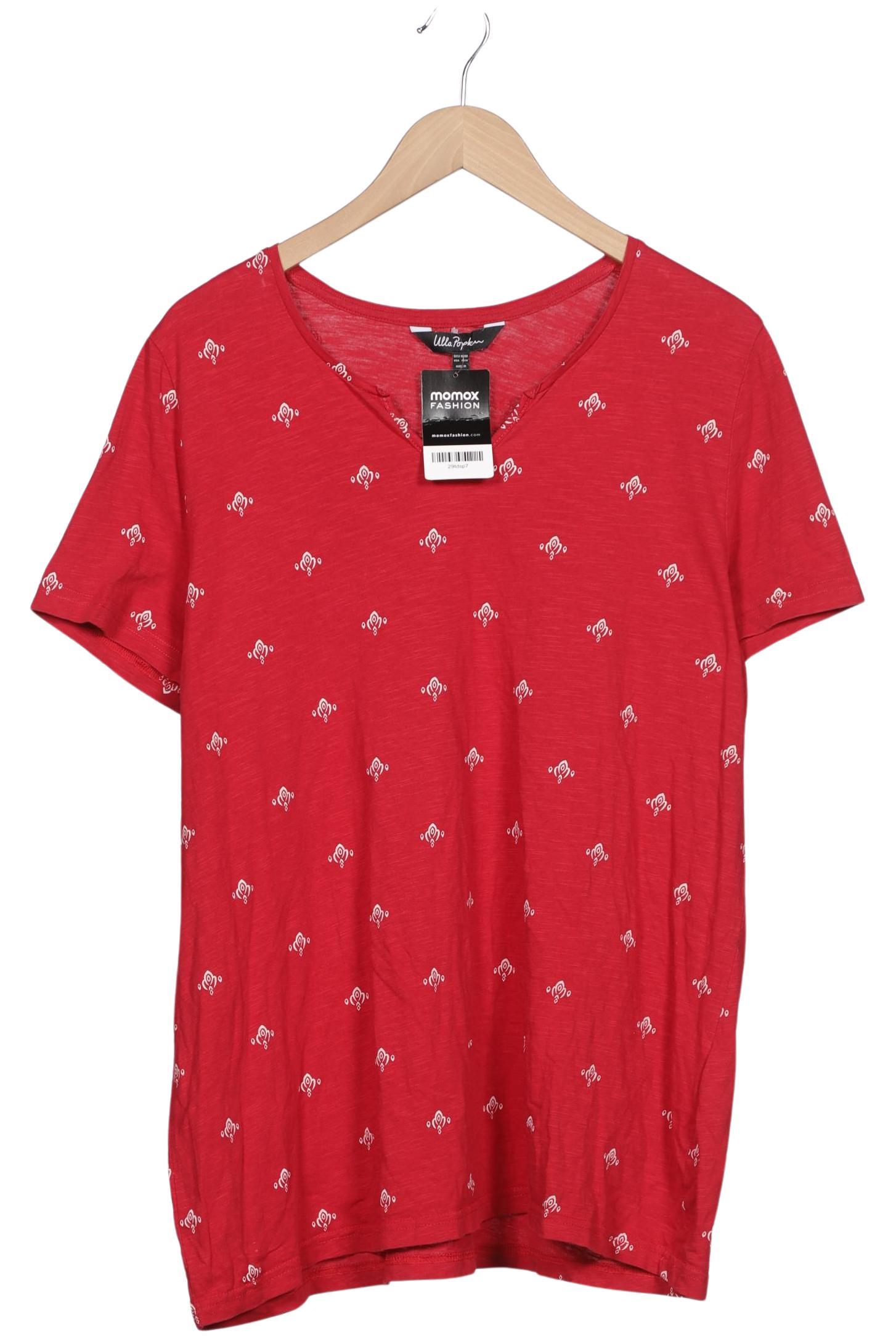 

Ulla Popken Damen T-Shirt, rot, Gr. 46