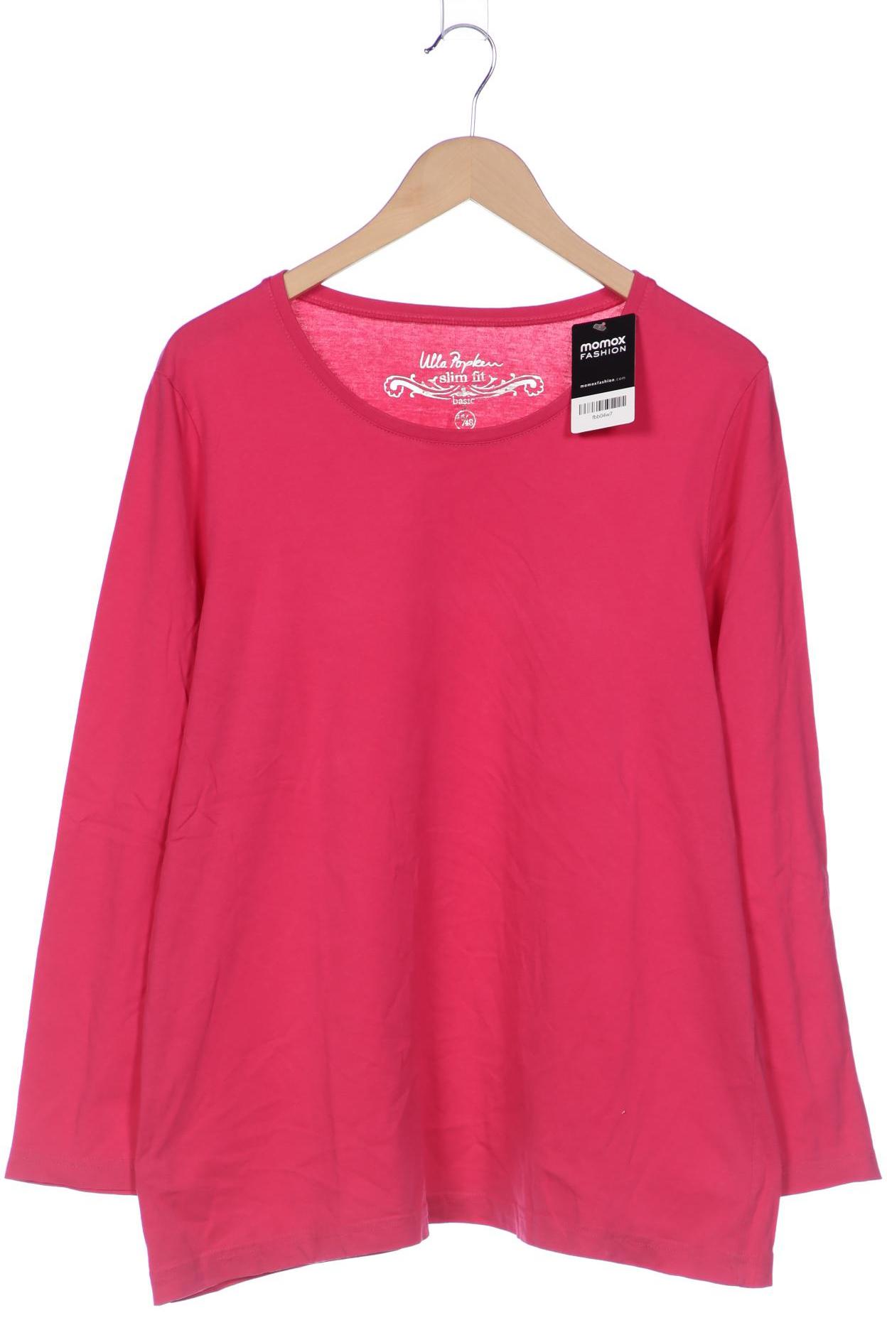 

Ulla Popken Damen Langarmshirt, pink, Gr. 46