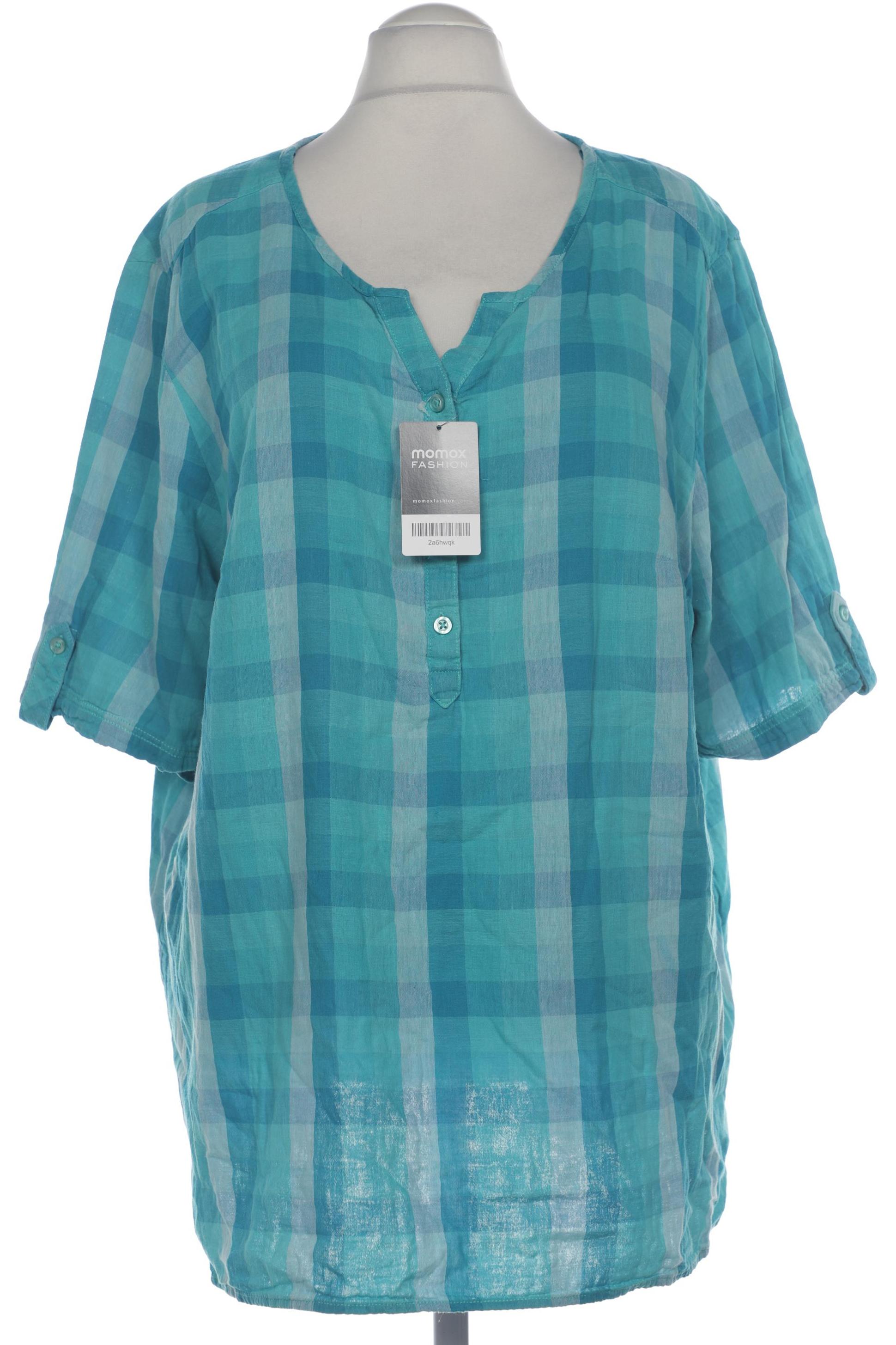 

Ulla Popken Damen Bluse, türkis, Gr. 54