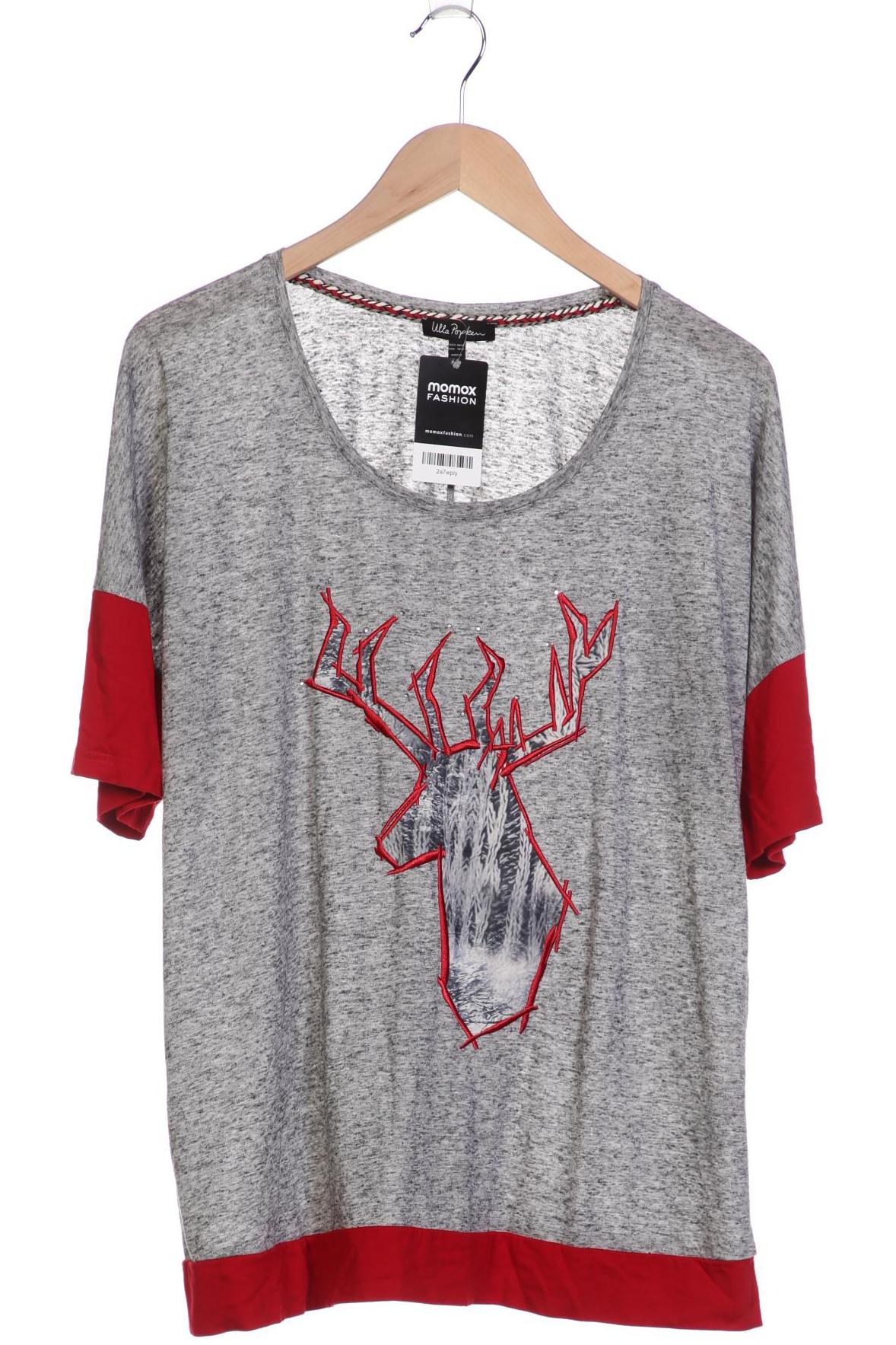 

Ulla Popken Damen T-Shirt, grau, Gr. 46