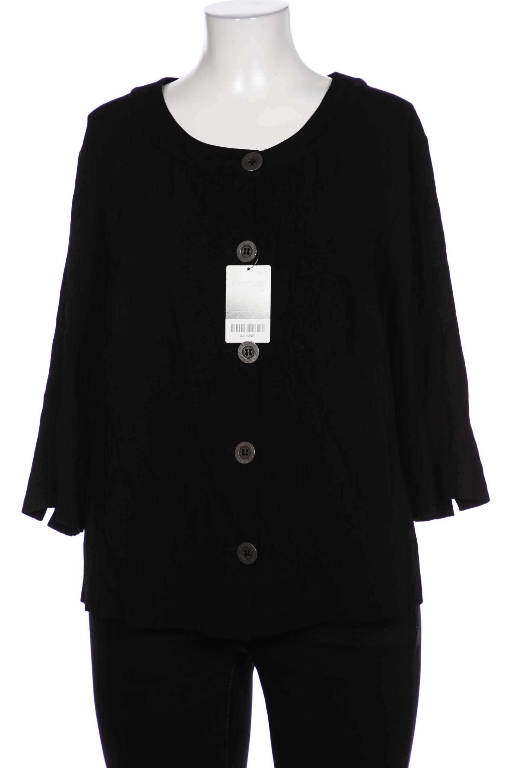 

Ulla Popken Damen Bluse, schwarz, Gr. 46