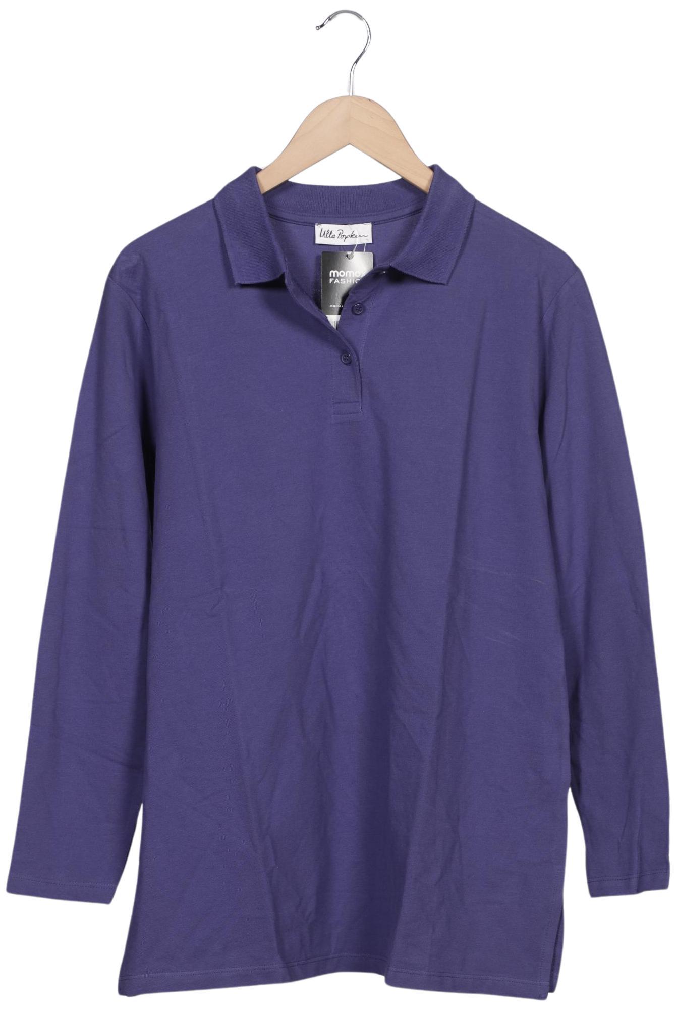 

Ulla Popken Damen Poloshirt, flieder, Gr. 42