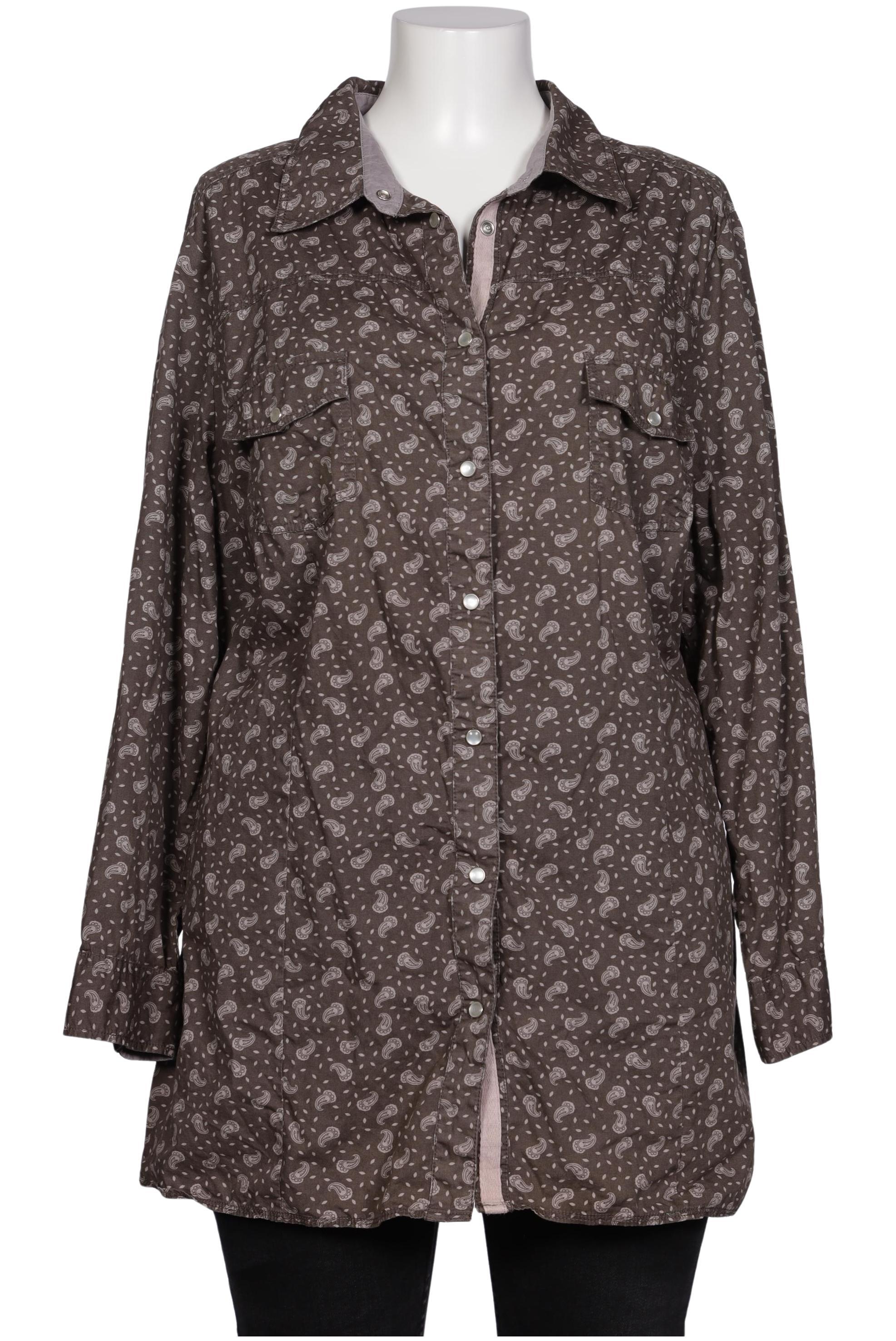 

Ulla Popken Damen Bluse, grau, Gr. 50