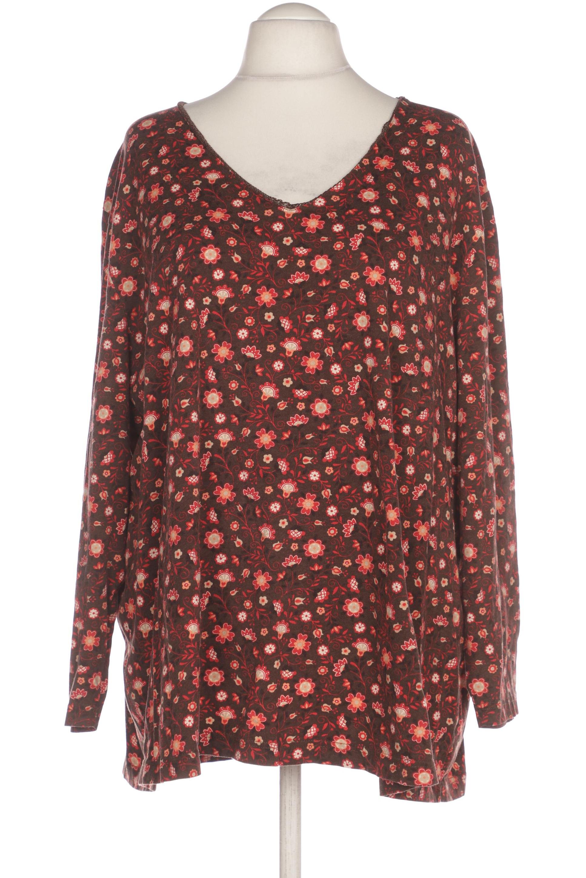 

Ulla Popken Damen Langarmshirt, braun