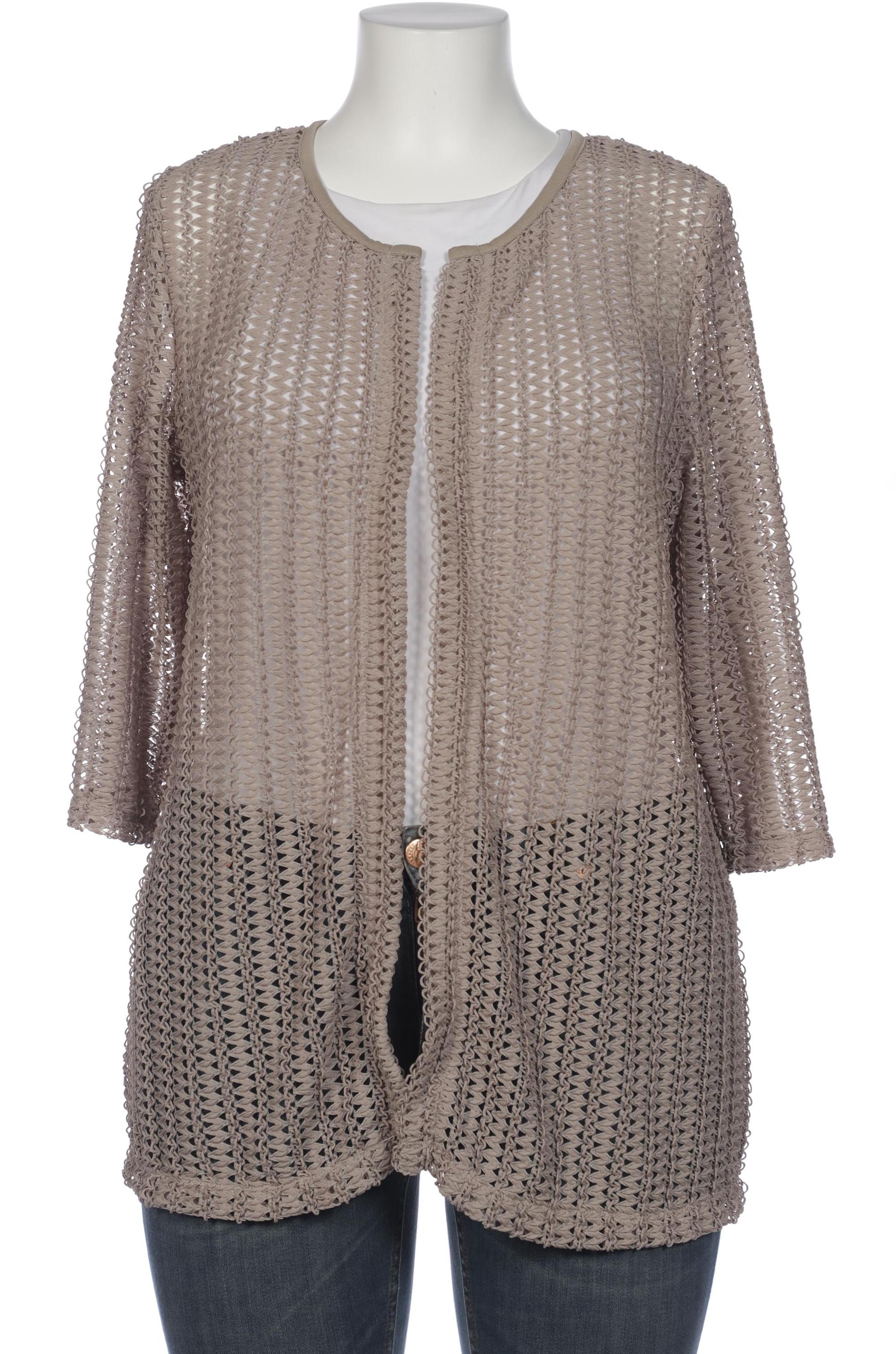 

Ulla Popken Damen Strickjacke, beige, Gr. 42