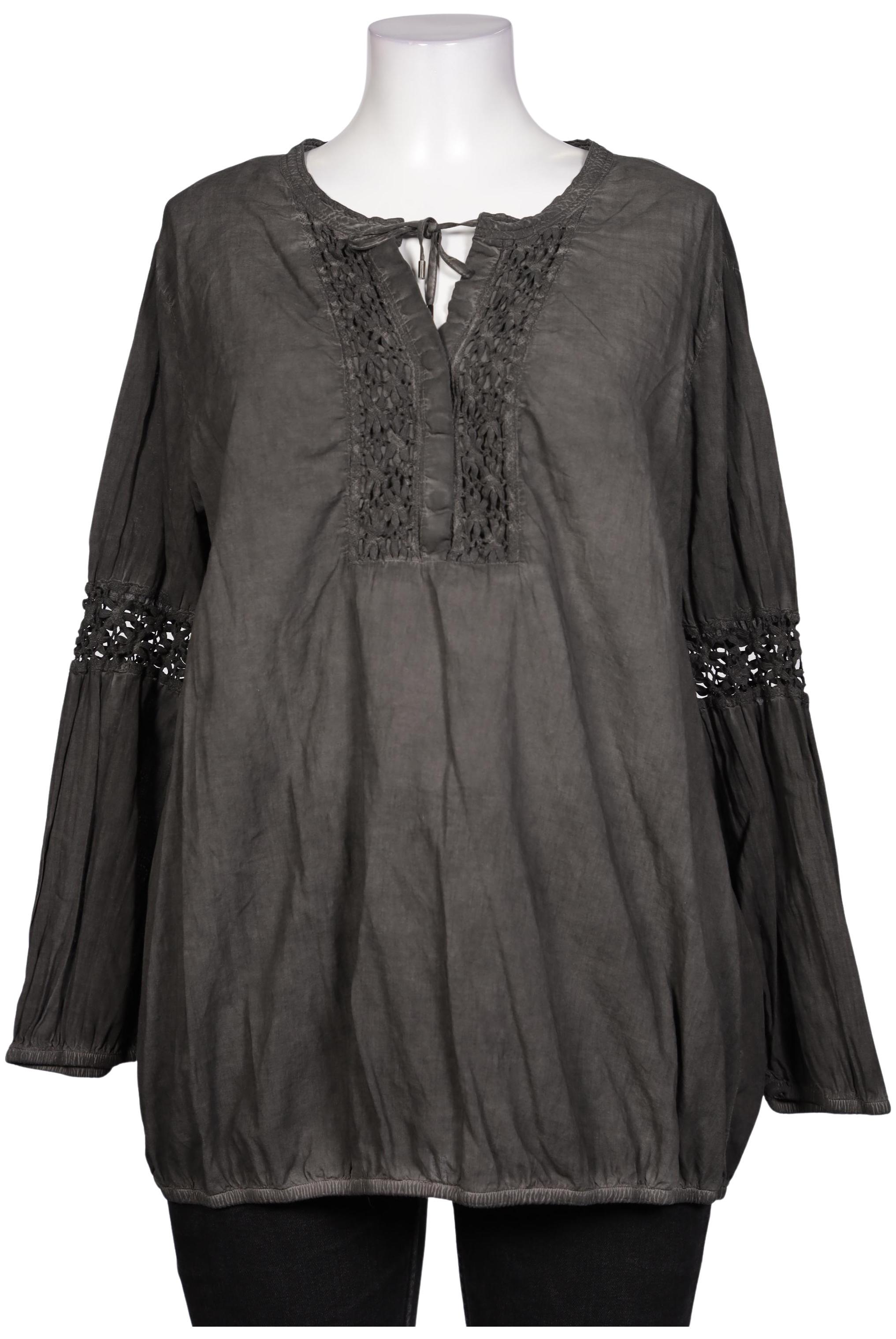 

Ulla Popken Damen Bluse, grau, Gr. 50