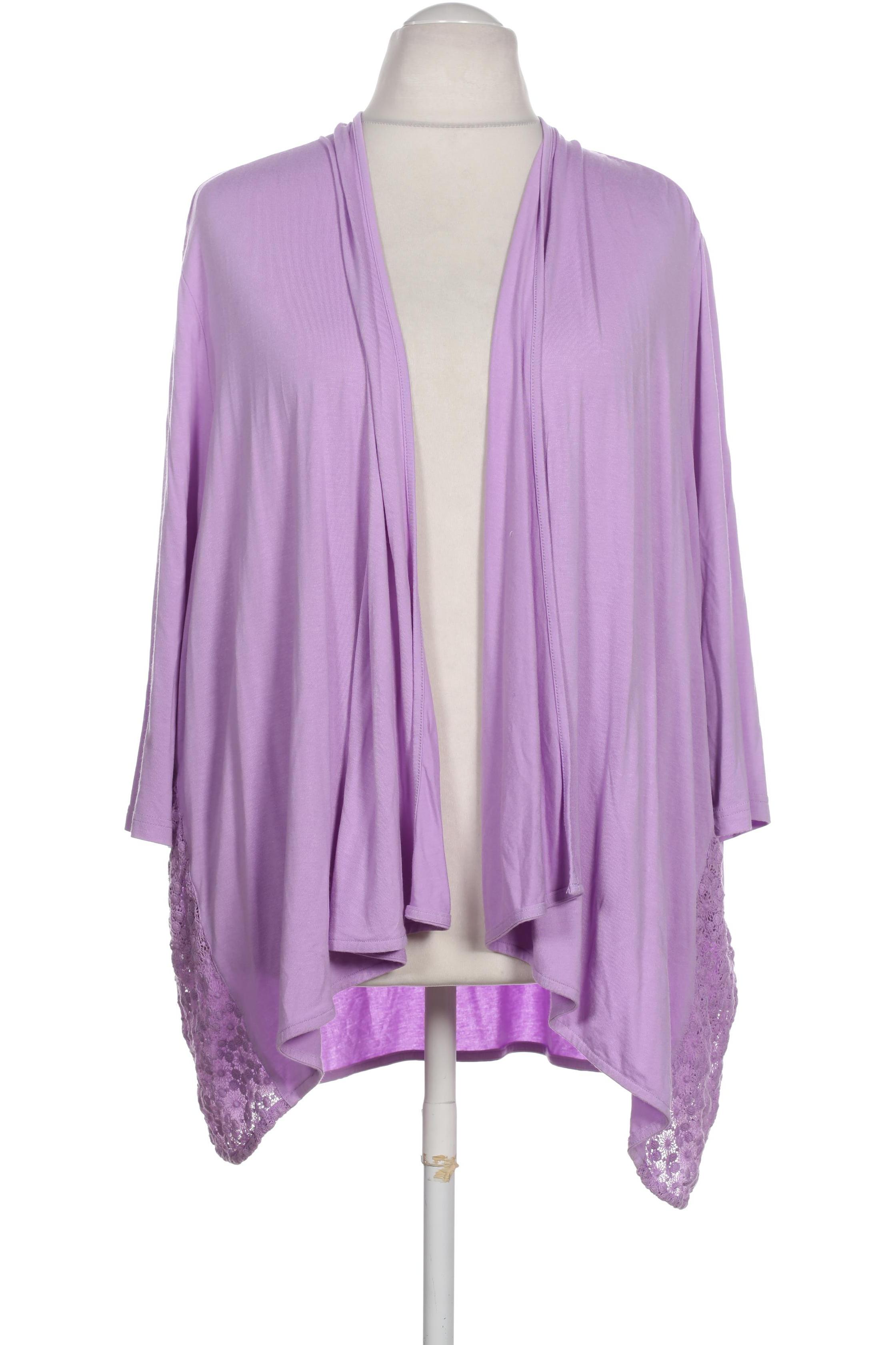 

Ulla Popken Damen Strickjacke, flieder, Gr. 46