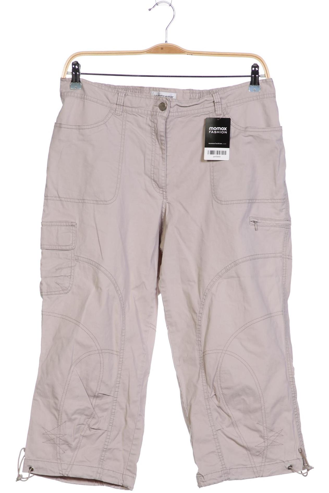 

Ulla Popken Damen Stoffhose, beige, Gr. 46