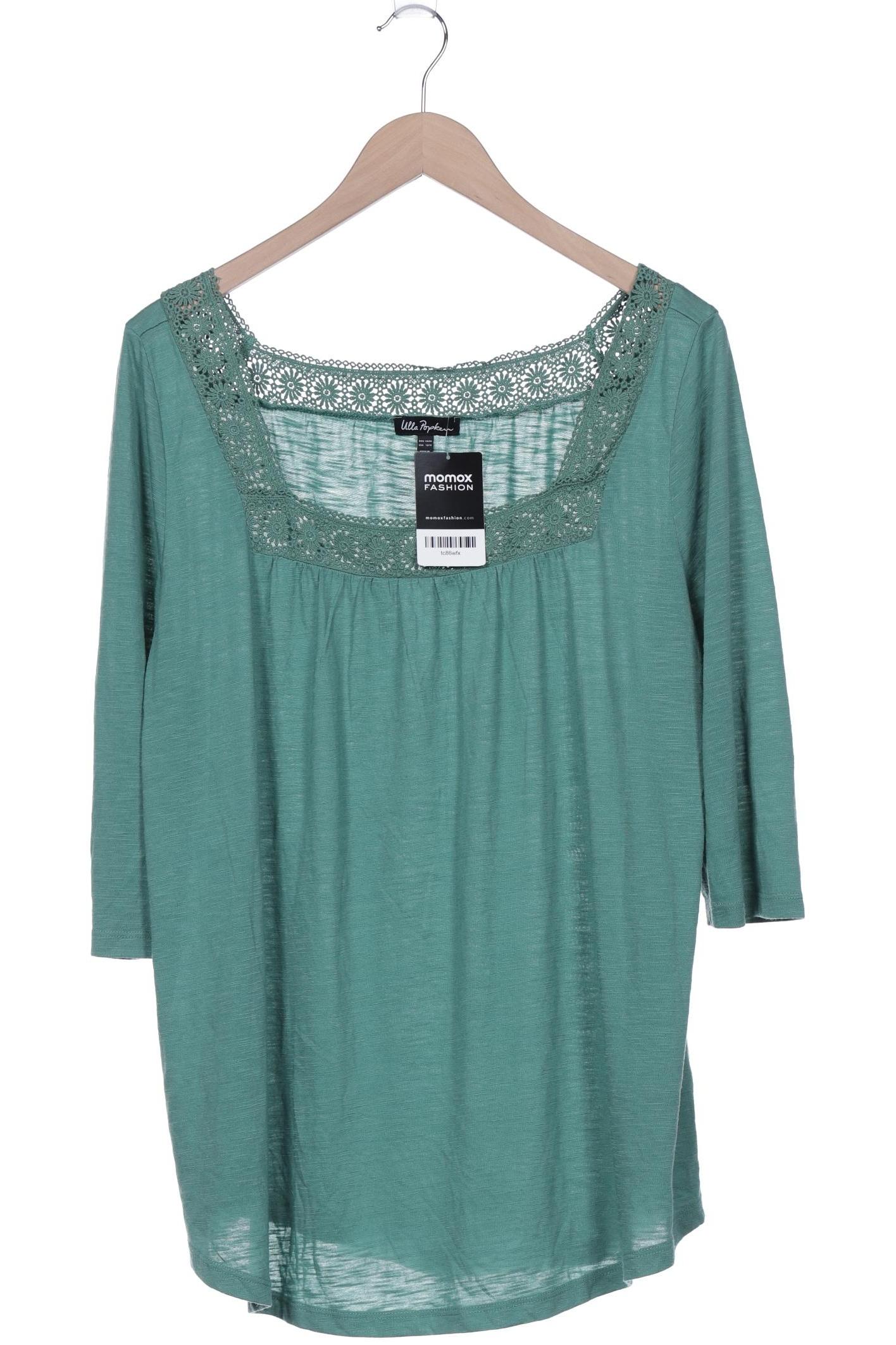 

Ulla Popken Damen Langarmshirt, grün, Gr. 46