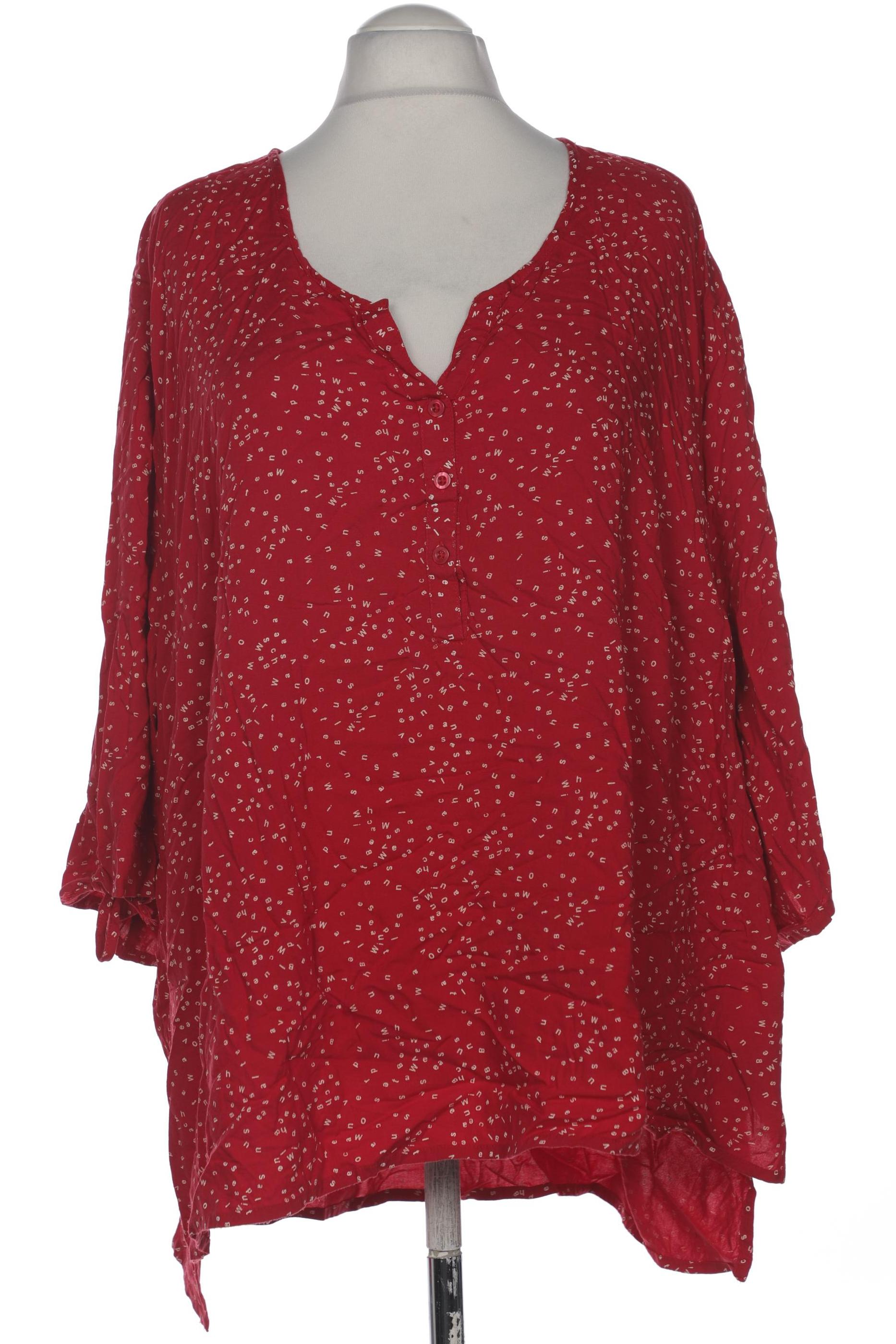 

Ulla Popken Damen Bluse, rot, Gr. 54