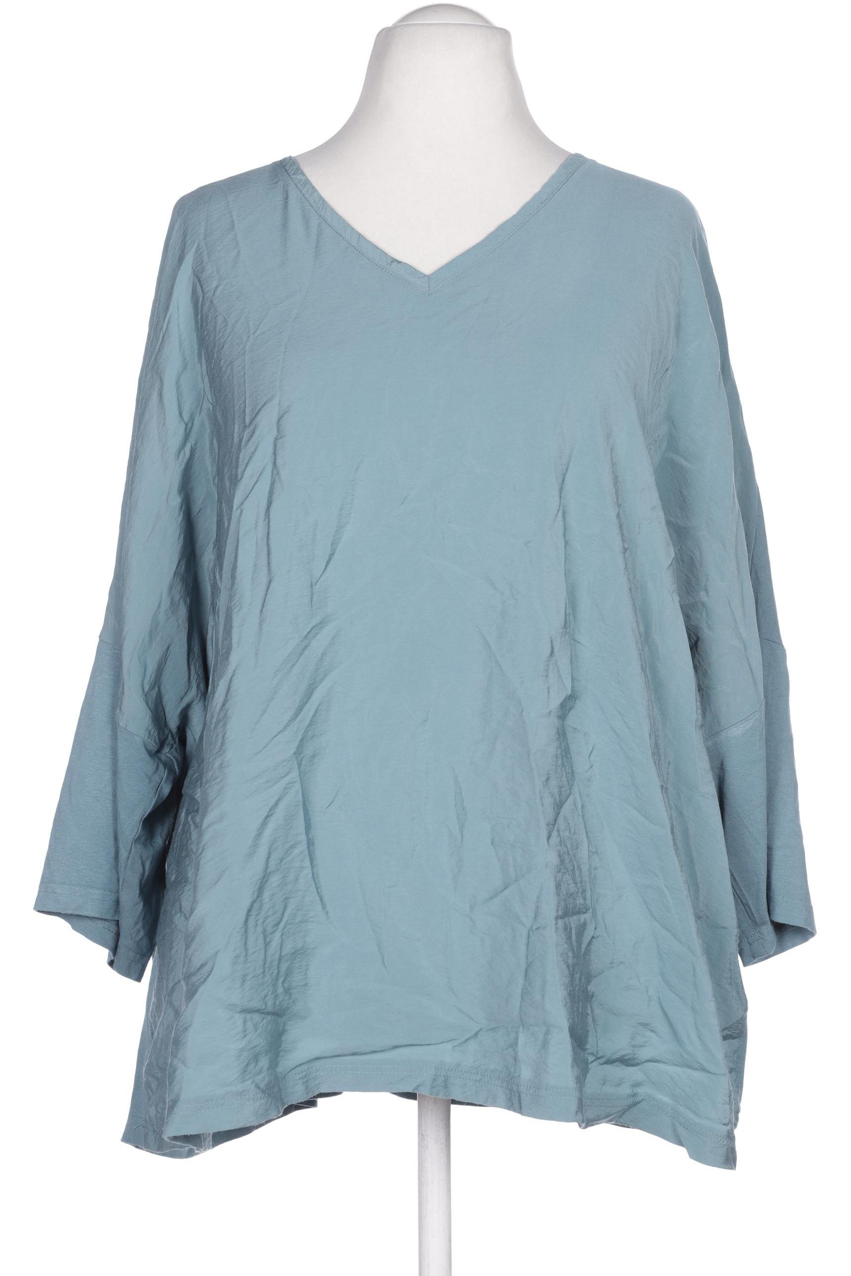 

Ulla Popken Damen Langarmshirt, türkis, Gr. 54