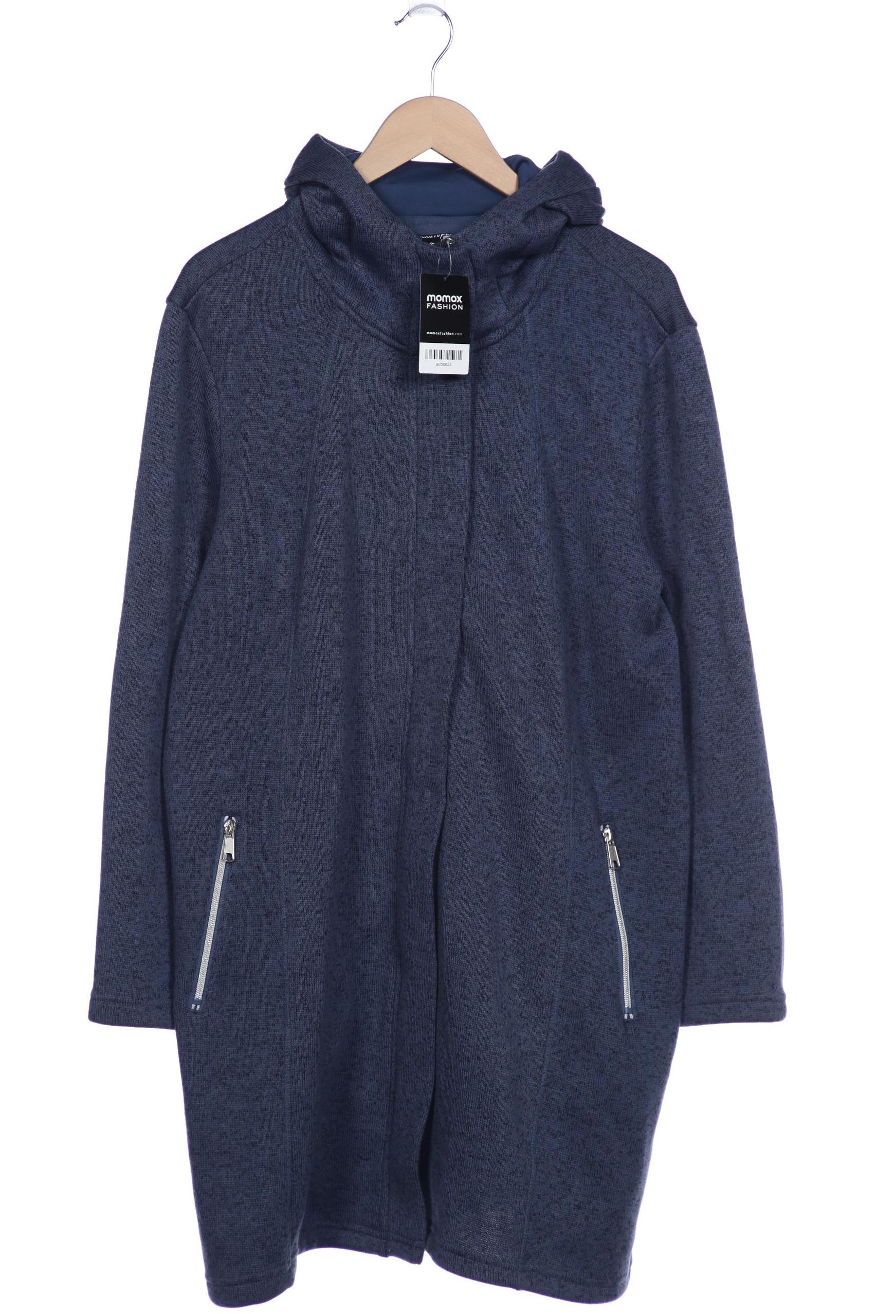 

Ulla Popken Damen Kapuzenpullover, blau, Gr. 46