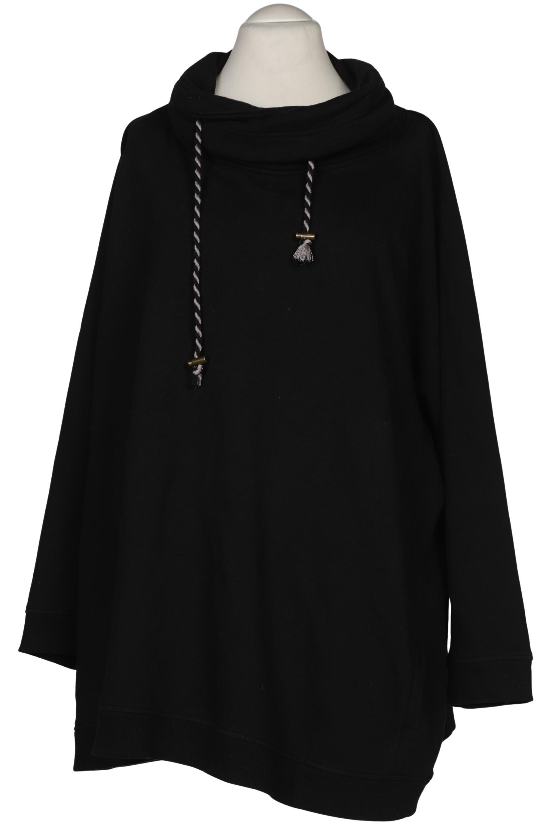 

Ulla Popken Damen Sweatshirt, schwarz, Gr. 62