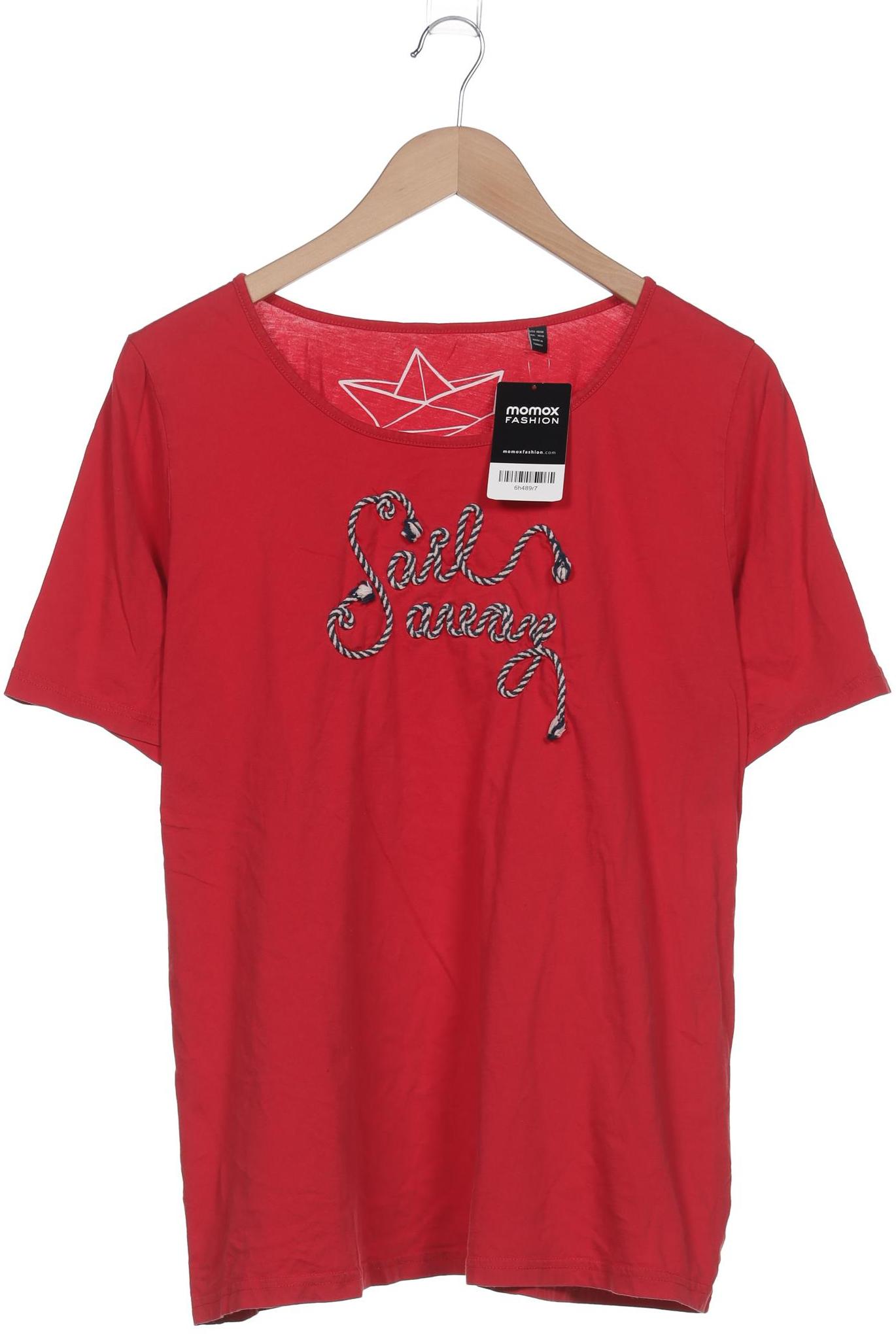 

Ulla Popken Damen T-Shirt, rot, Gr. 46