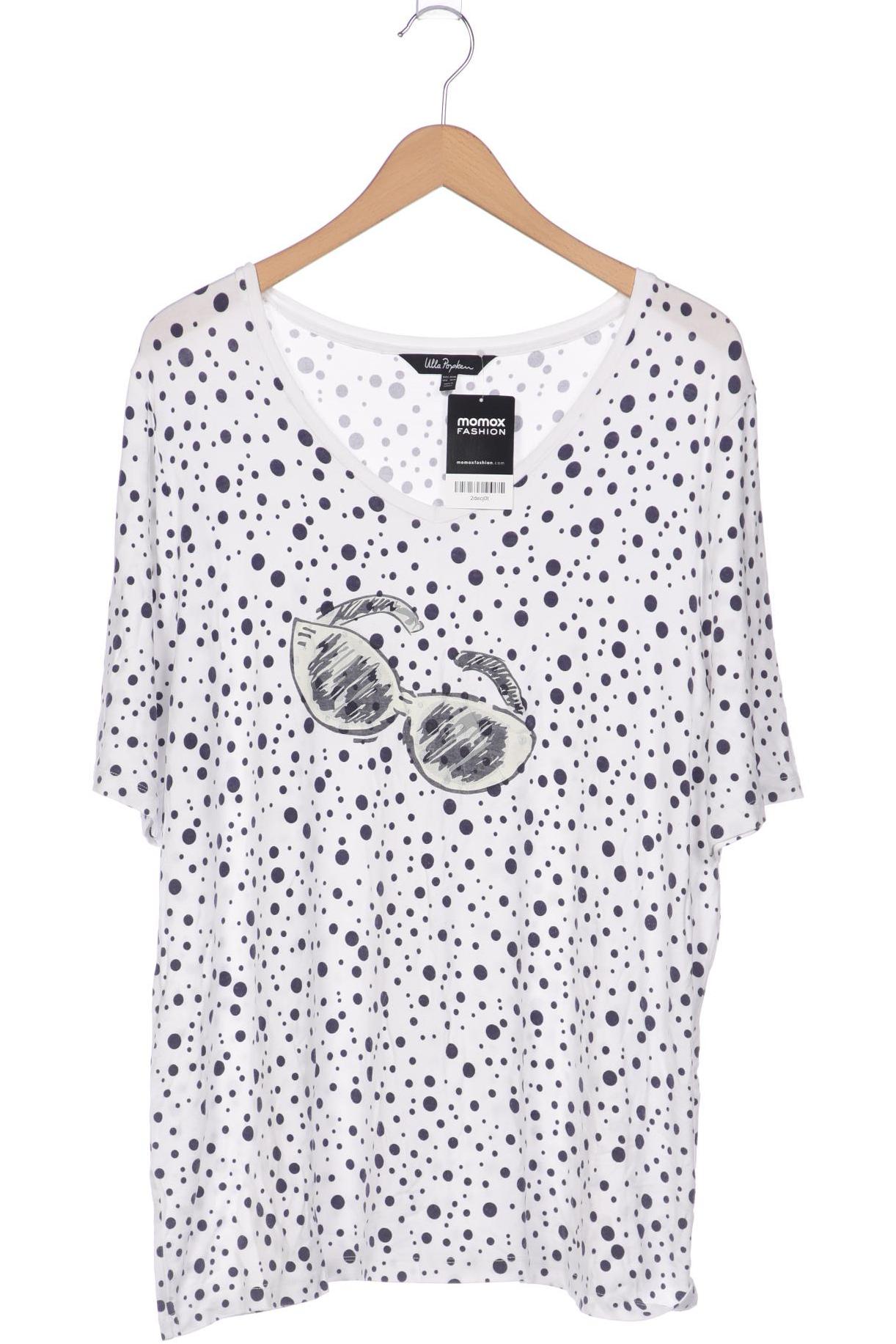 

Ulla Popken Damen T-Shirt, weiß, Gr. 46