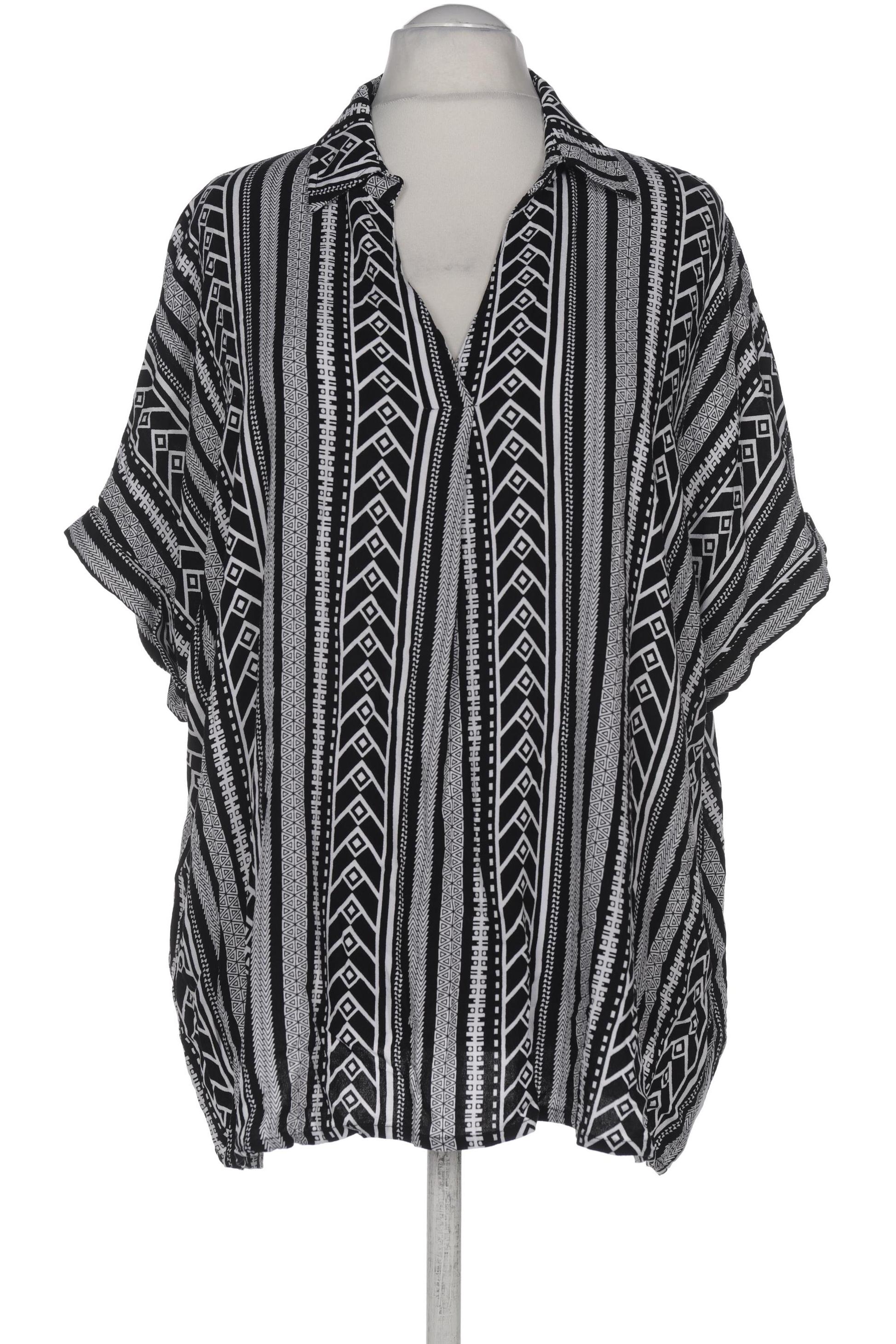 

Ulla Popken Damen Bluse, schwarz, Gr. 52