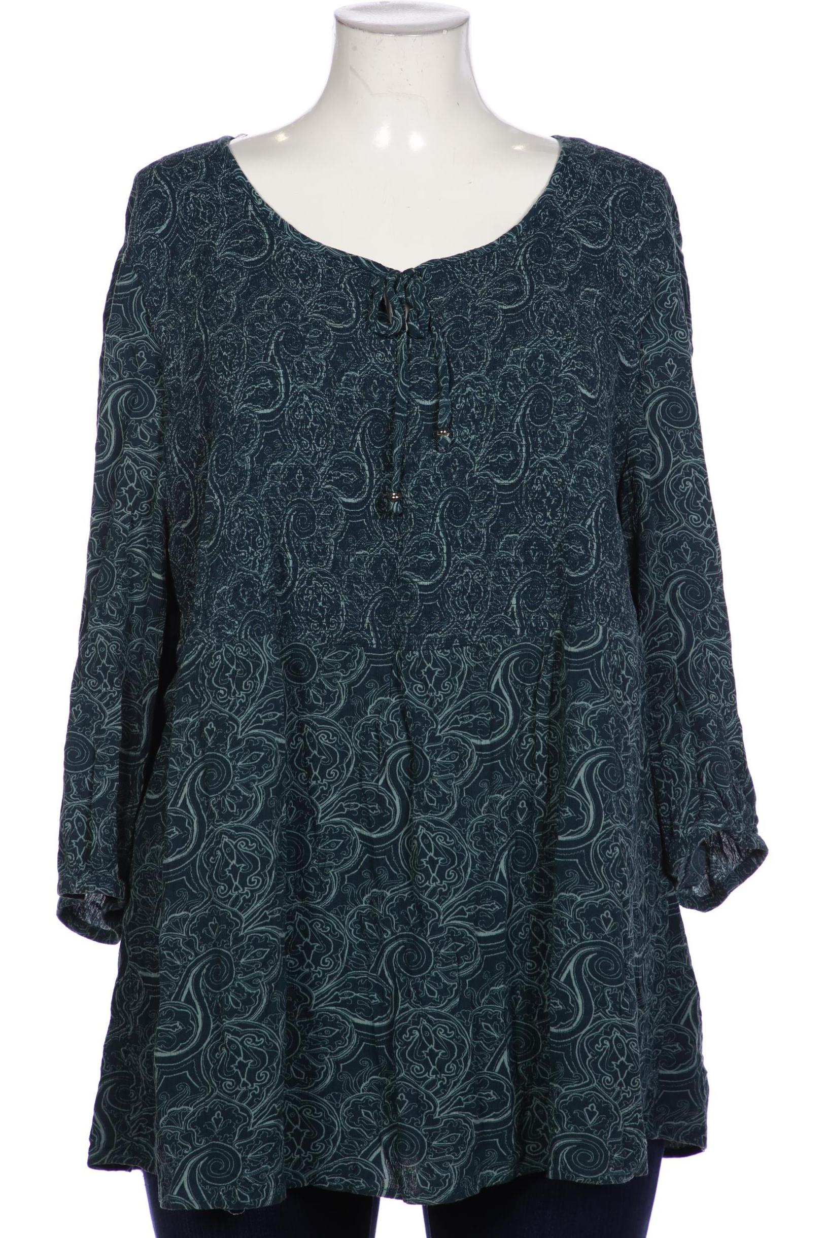

Ulla Popken Damen Bluse, türkis, Gr. 46