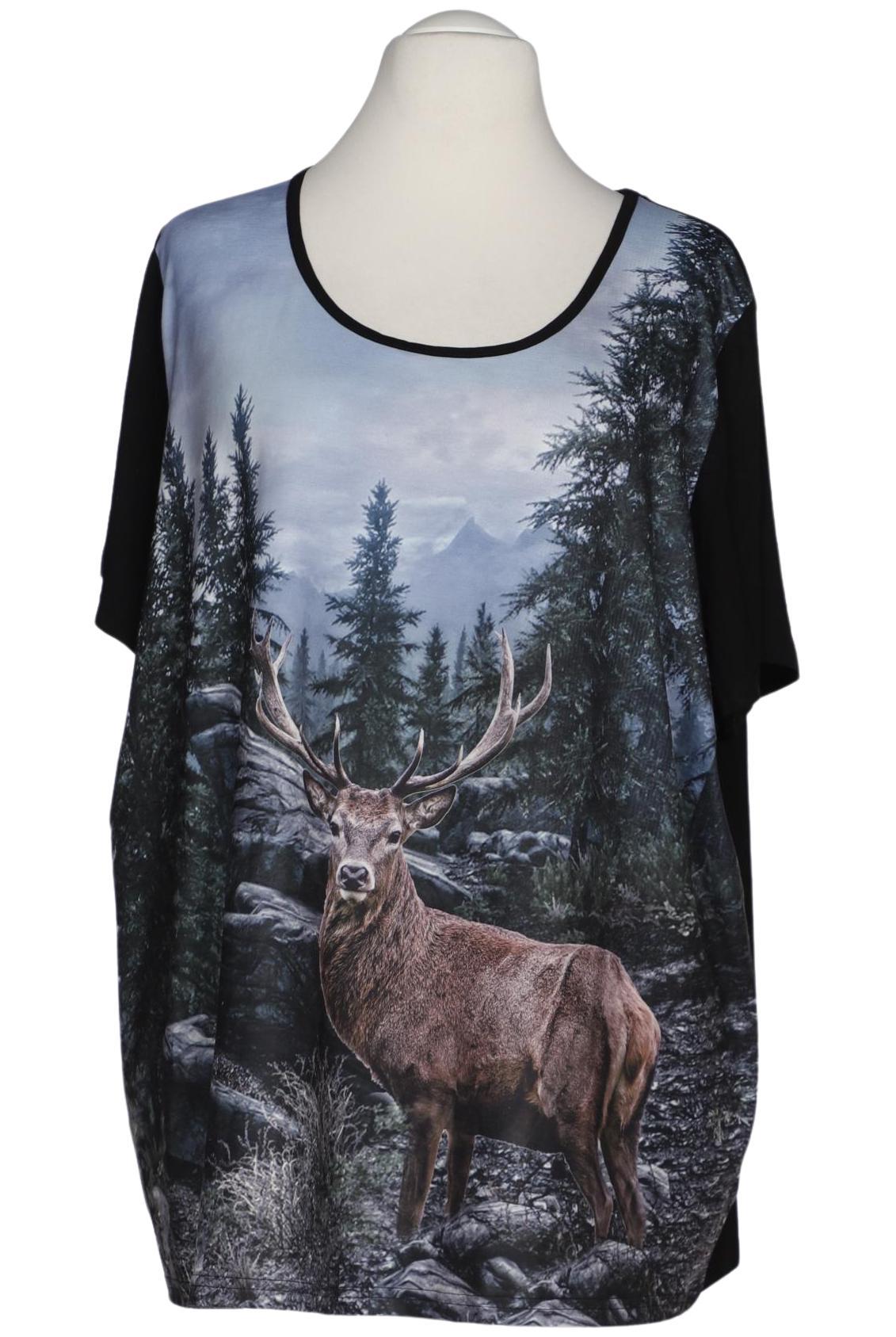 

Ulla Popken Damen T-Shirt, schwarz, Gr. 54