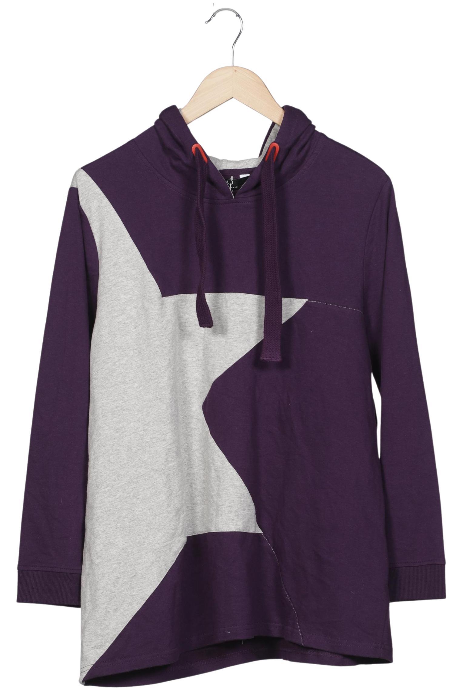 

Ulla Popken Damen Kapuzenpullover, flieder, Gr. 46