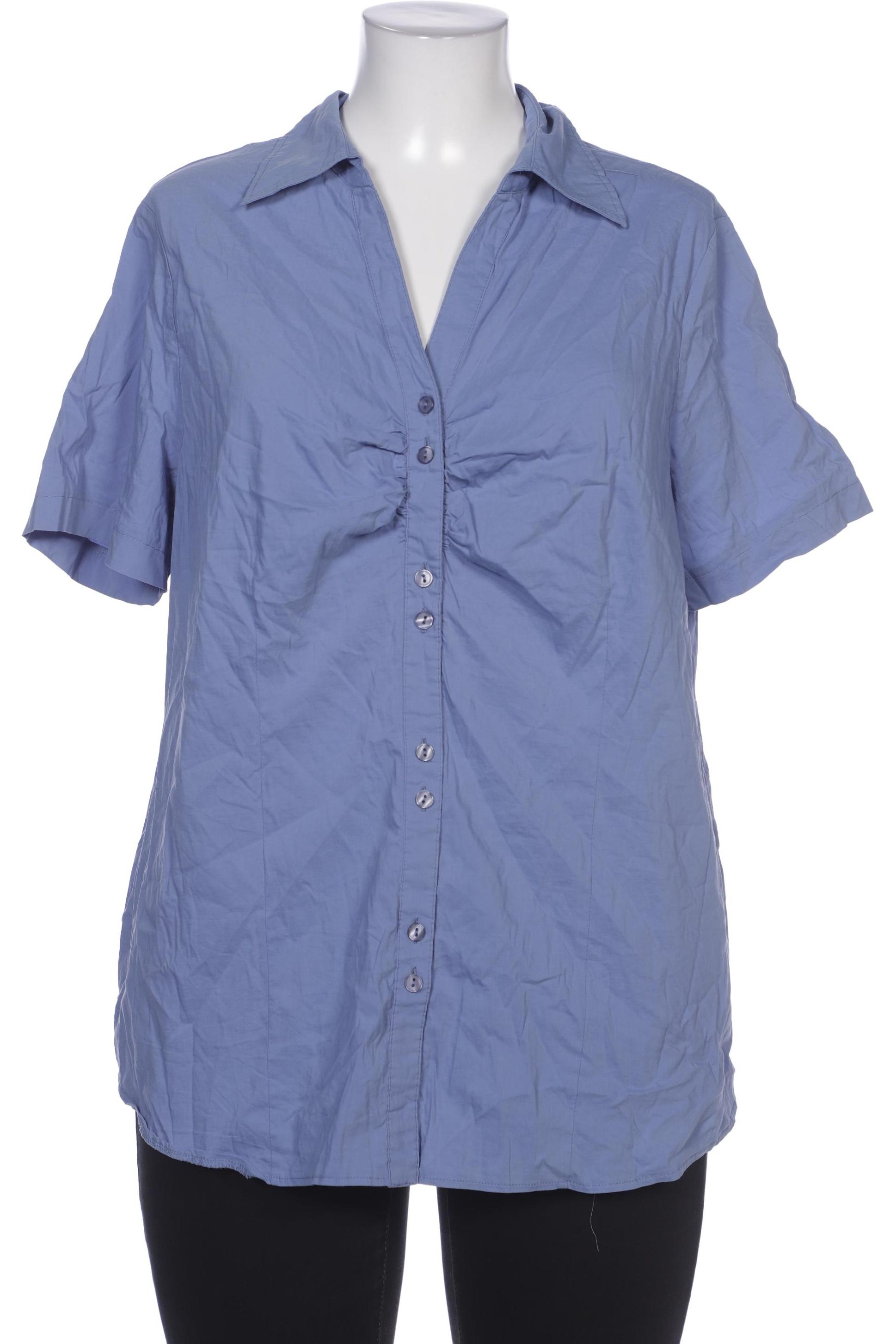 

Ulla Popken Damen Bluse, blau, Gr. 48