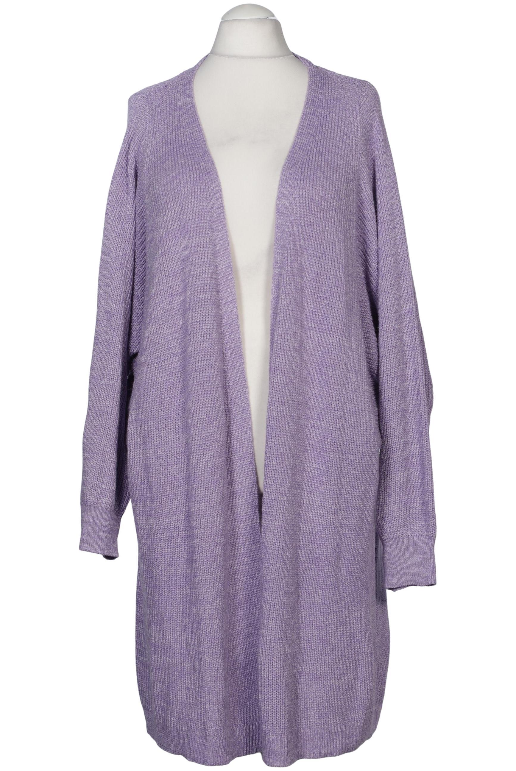 

Ulla Popken Damen Strickjacke, flieder, Gr. 46