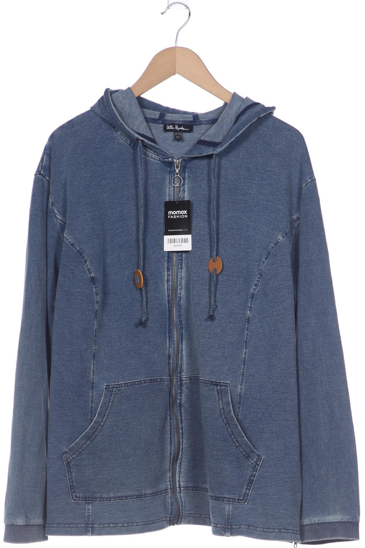 

Ulla Popken Damen Kapuzenpullover, blau, Gr. 46