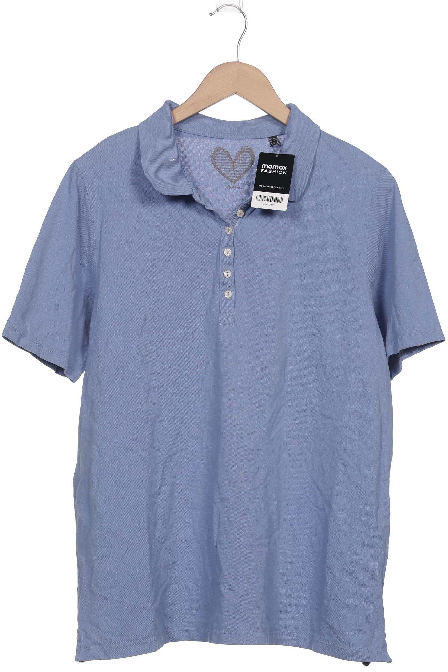 

Ulla Popken Damen Poloshirt, blau, Gr. 46