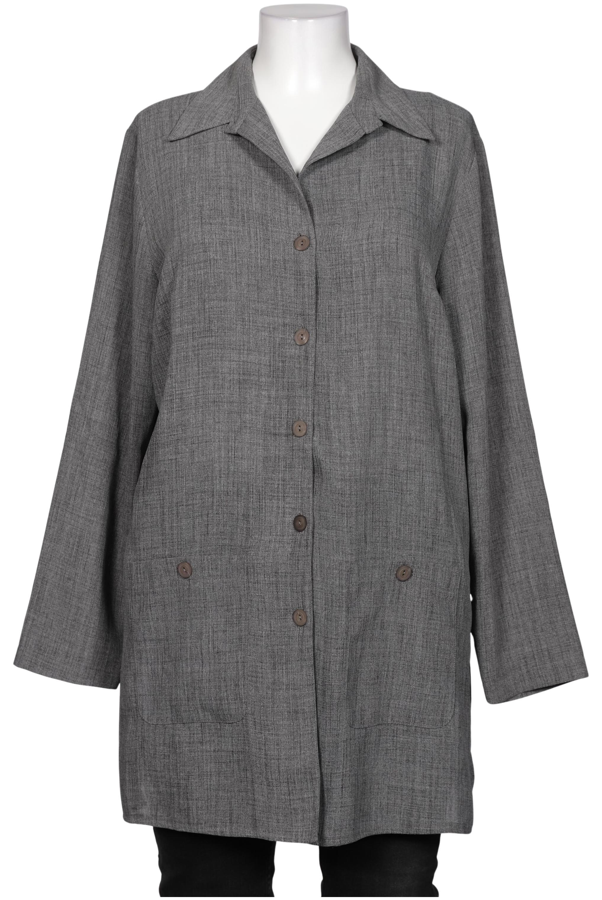 

Ulla Popken Damen Bluse, grau, Gr. 42