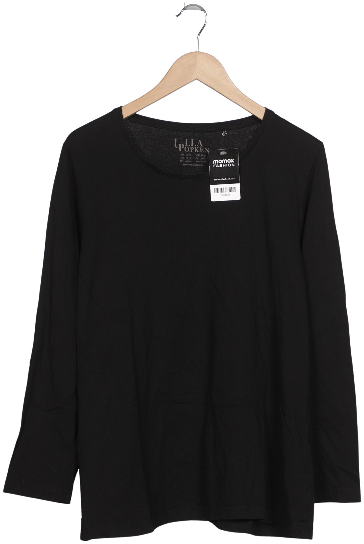 

Ulla Popken Damen Langarmshirt, schwarz, Gr. 46