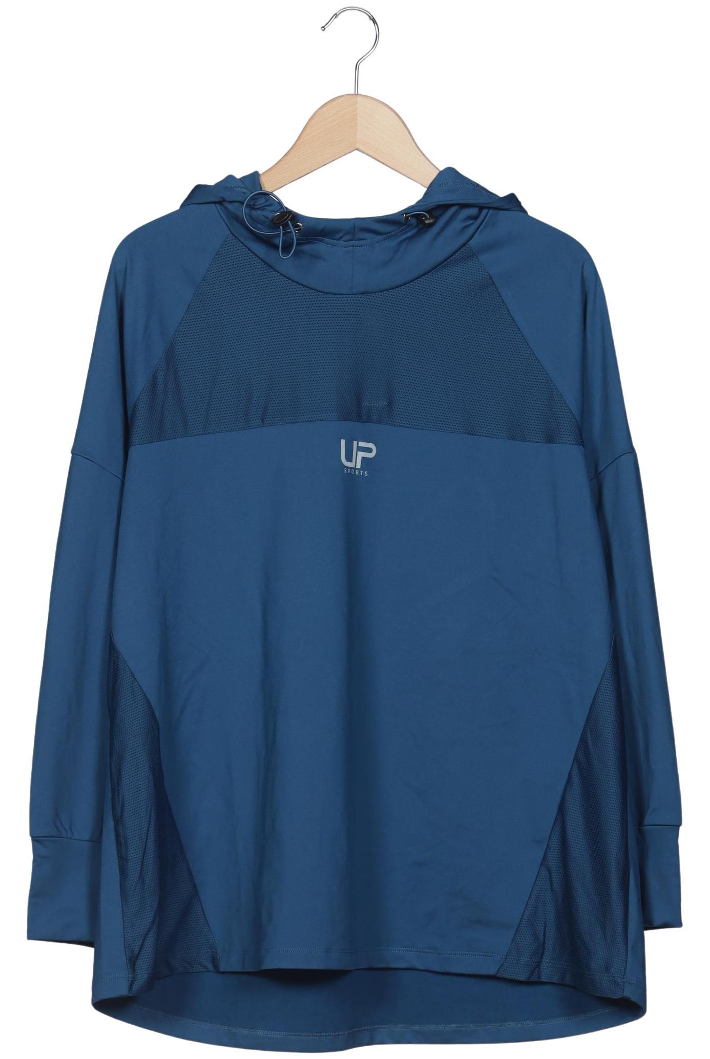 

Ulla Popken Damen Kapuzenpullover, blau, Gr. 46