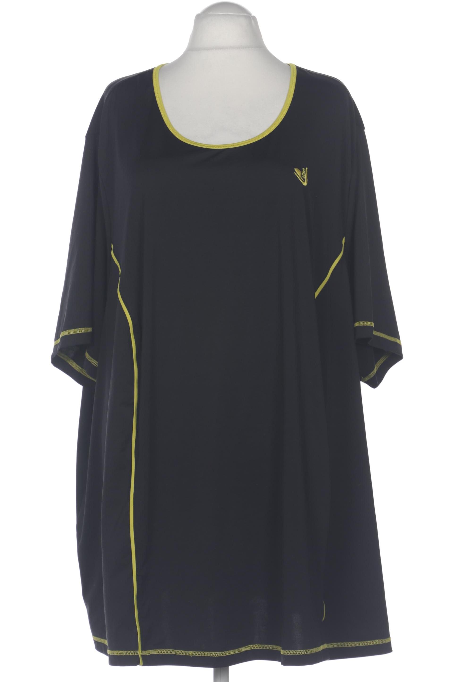 

Ulla Popken Damen T-Shirt, schwarz, Gr. 56