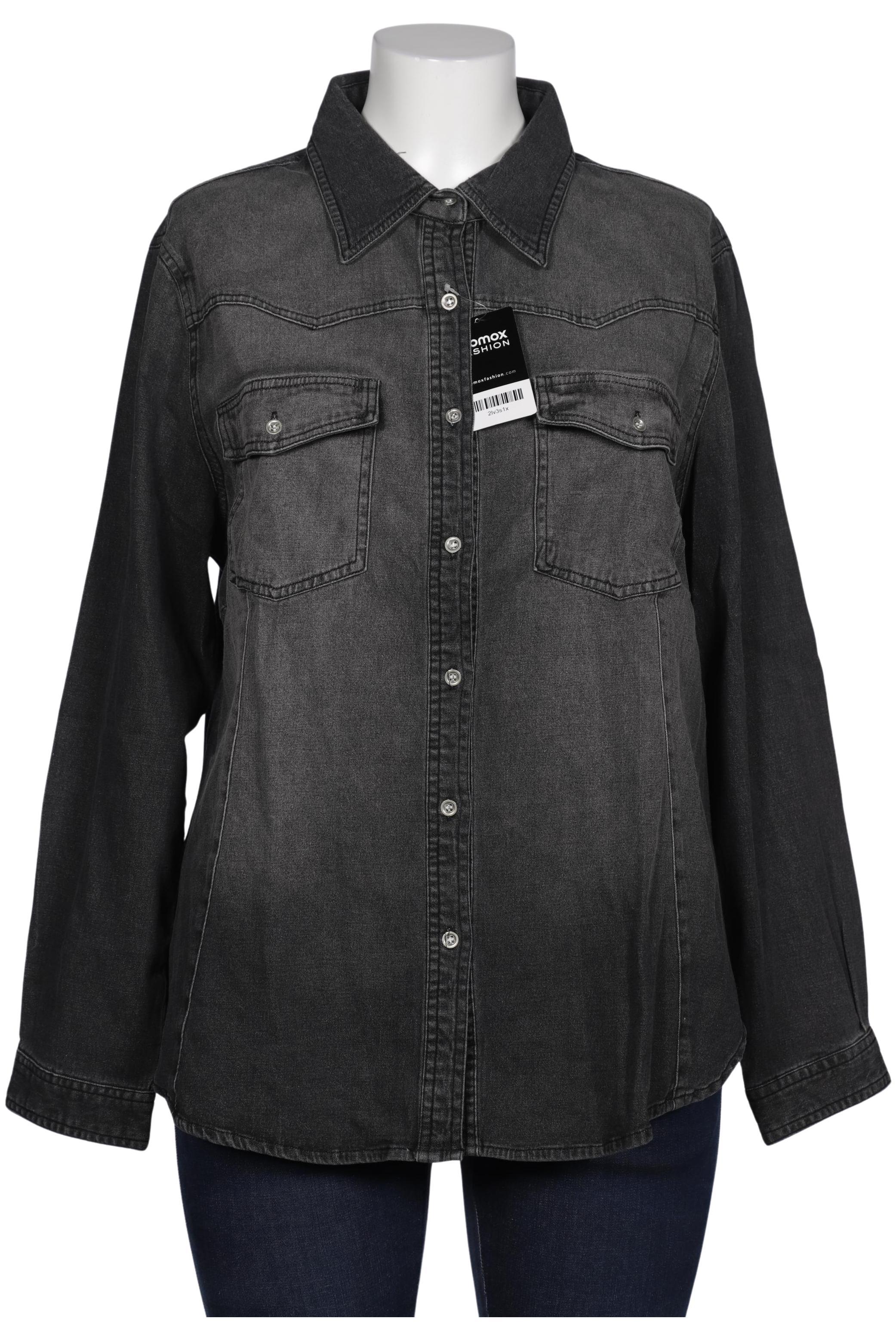 

Ulla Popken Damen Bluse, grau, Gr. 46