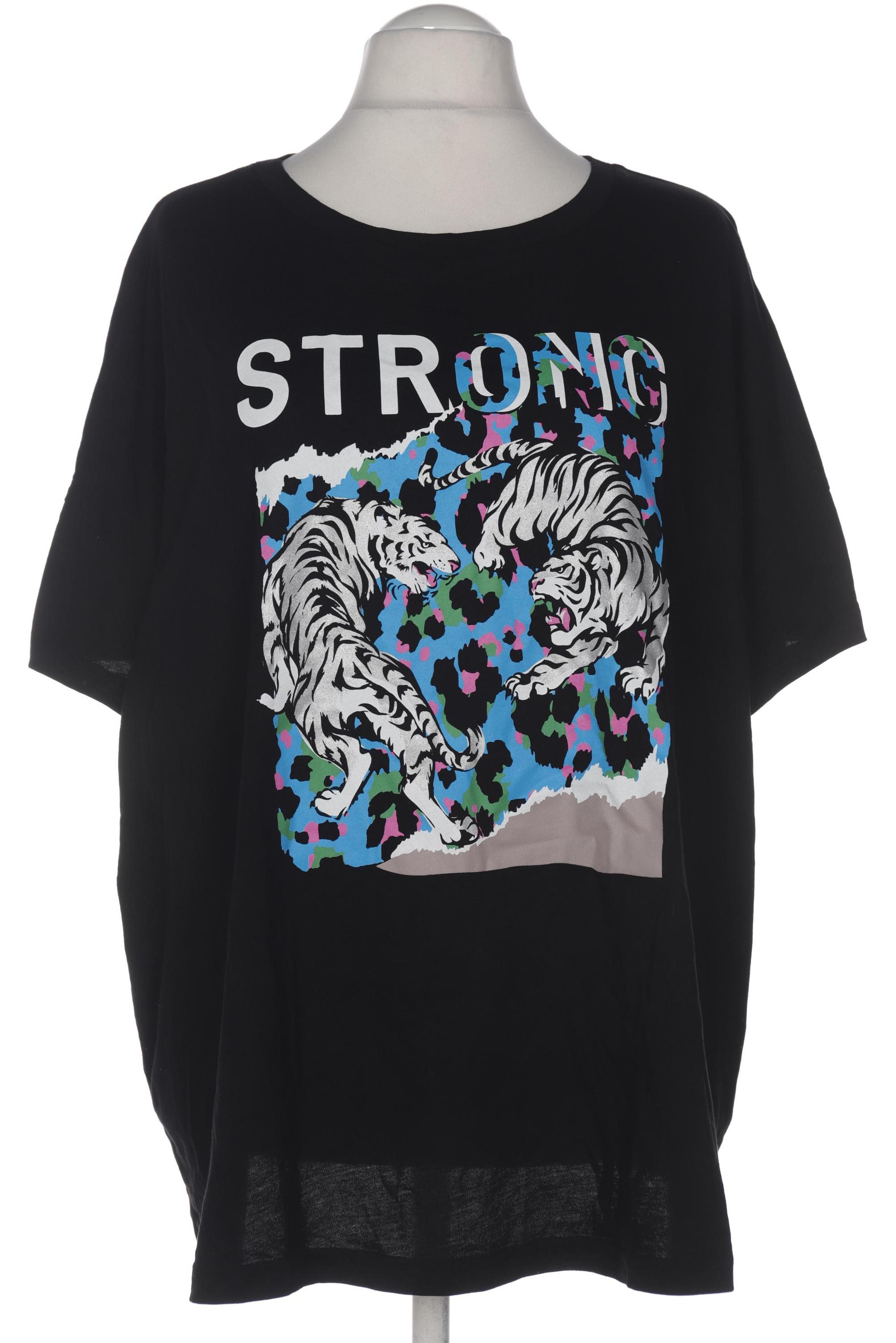 

Ulla Popken Damen T-Shirt, schwarz, Gr. 54