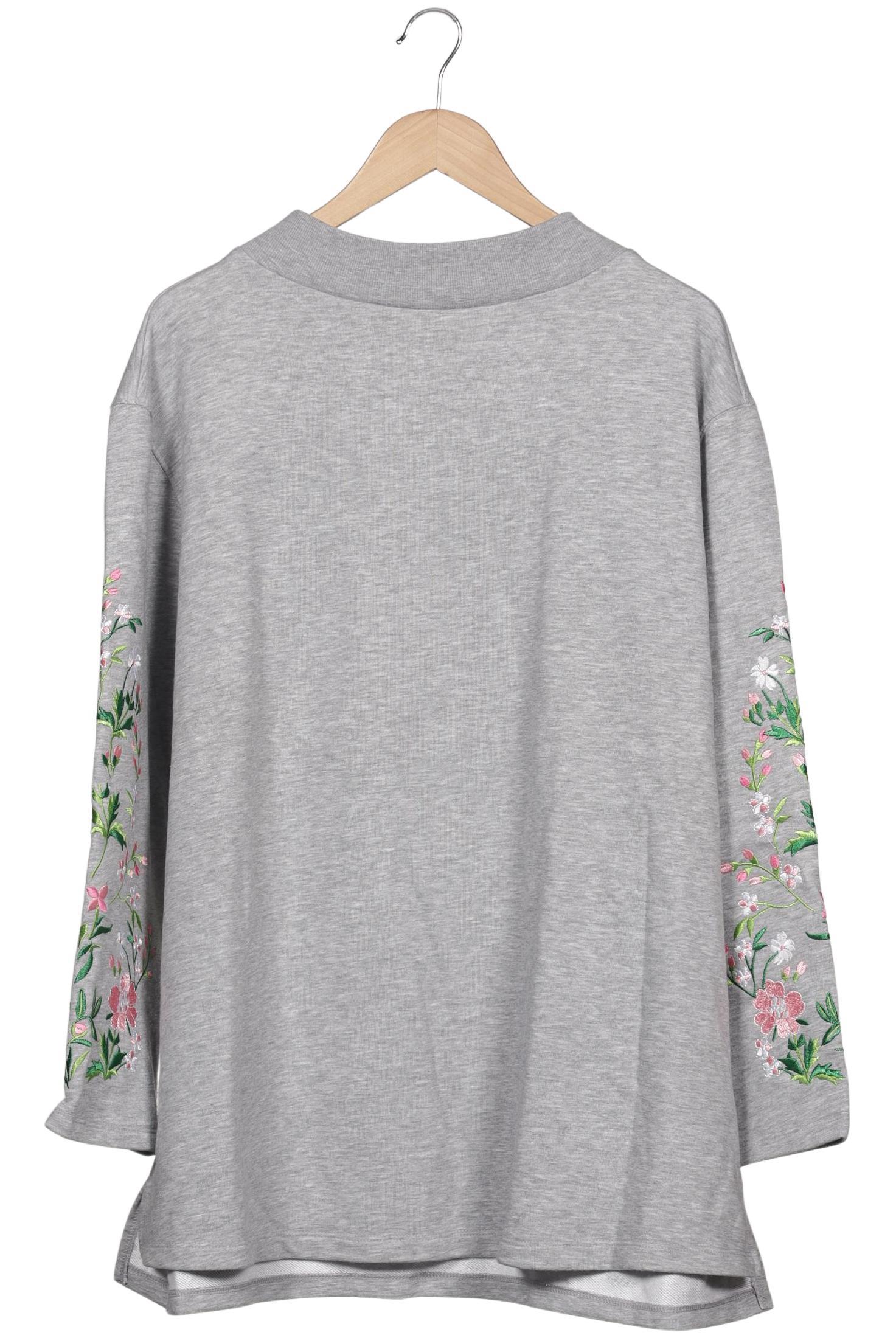 

Ulla Popken Damen Sweatshirt, grau, Gr. 50