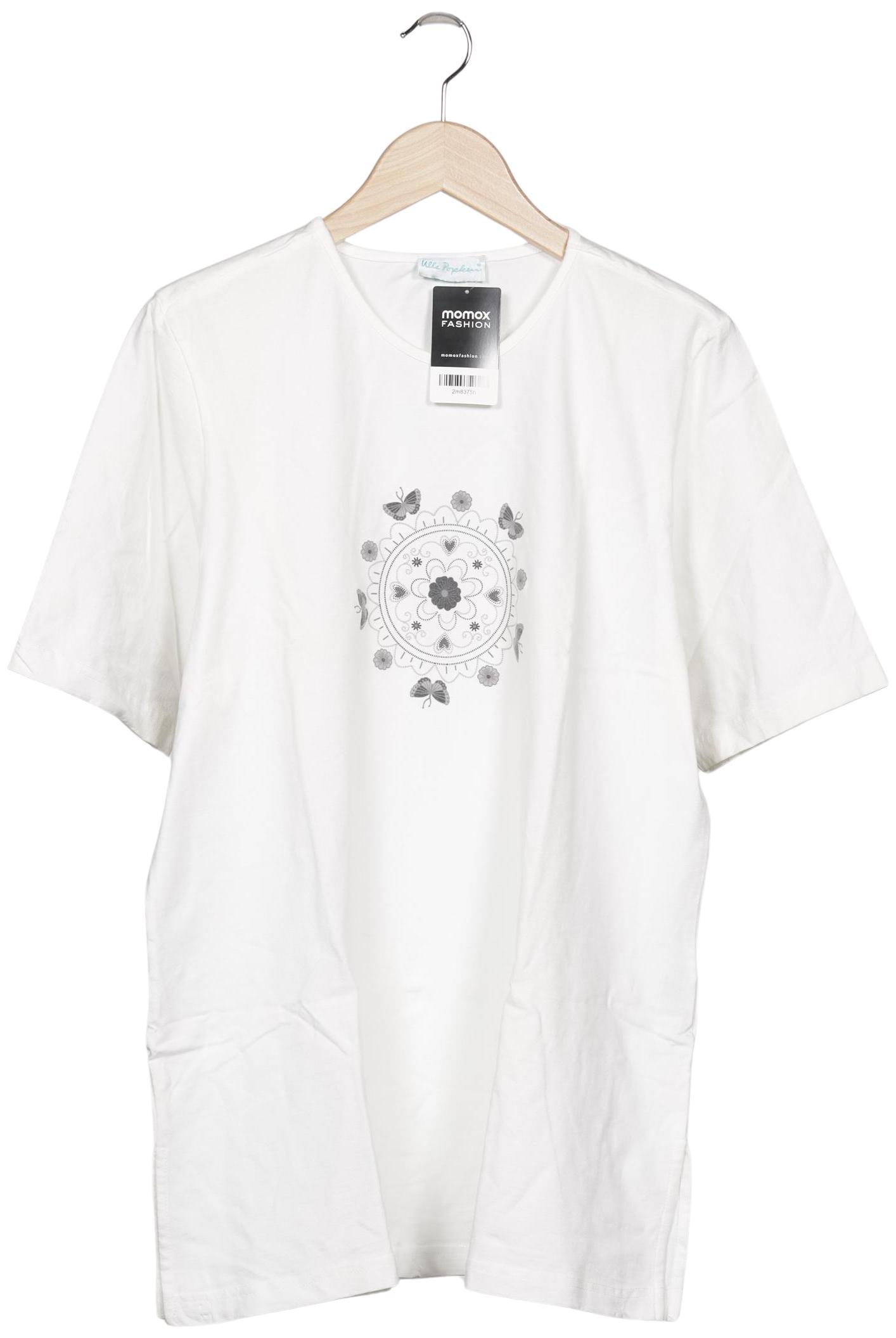 

Ulla Popken Damen T-Shirt, weiß, Gr. 42