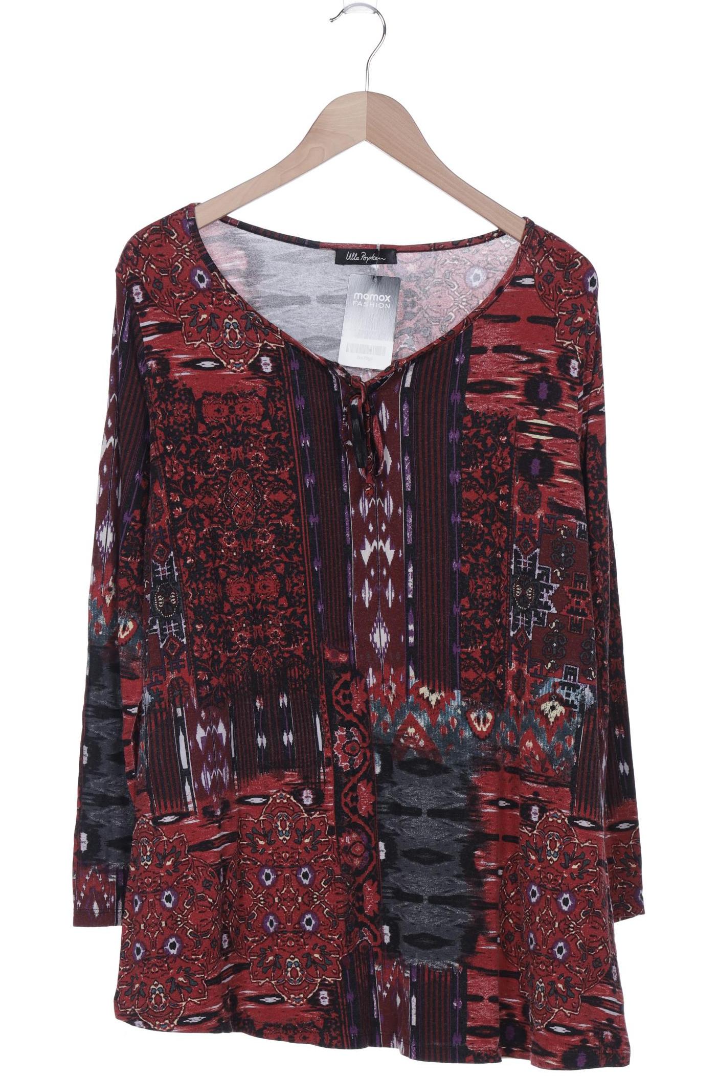 

Ulla Popken Damen Langarmshirt, bordeaux, Gr. 44