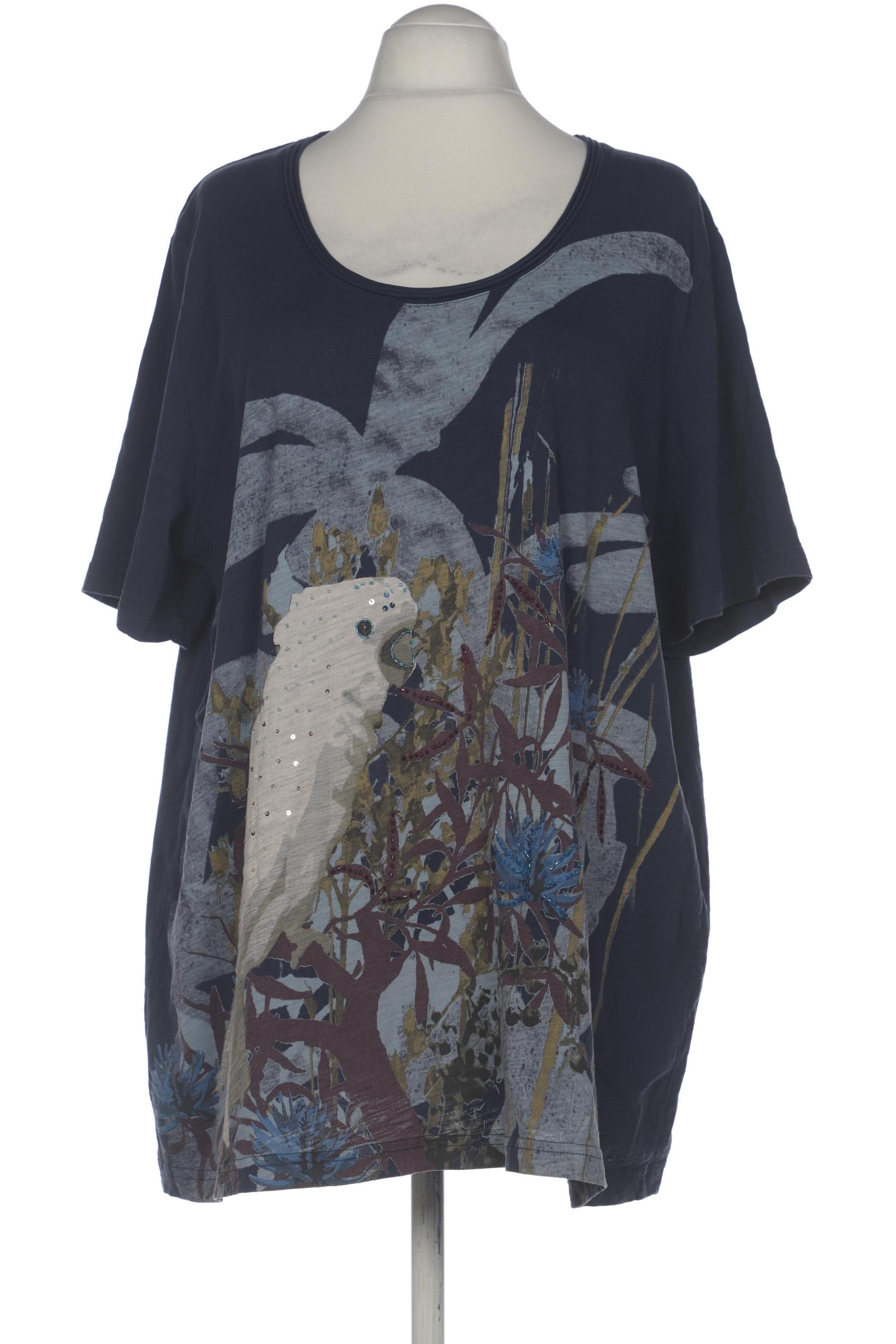 

Ulla Popken Damen T-Shirt, marineblau, Gr. 56