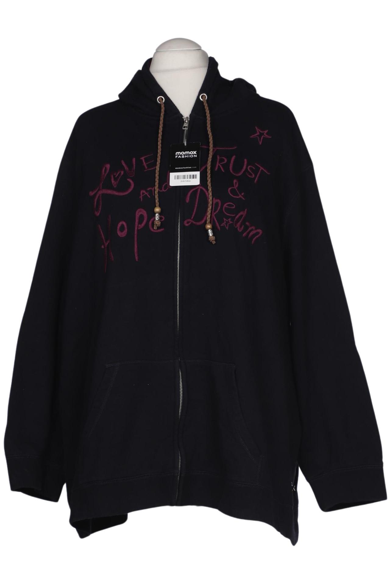 

Ulla Popken Damen Kapuzenpullover, marineblau, Gr. 58