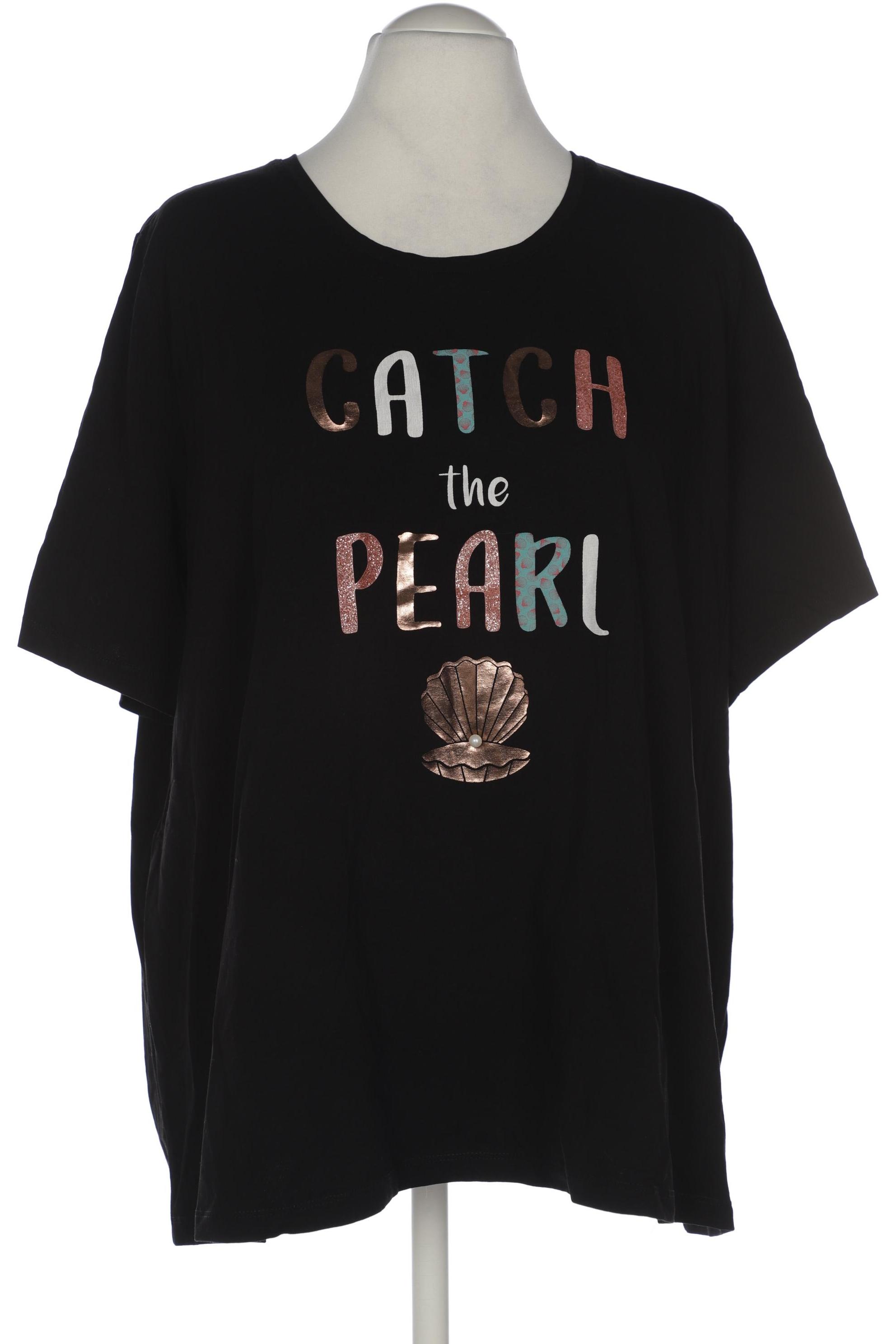 

Ulla Popken Damen T-Shirt, schwarz, Gr. 54