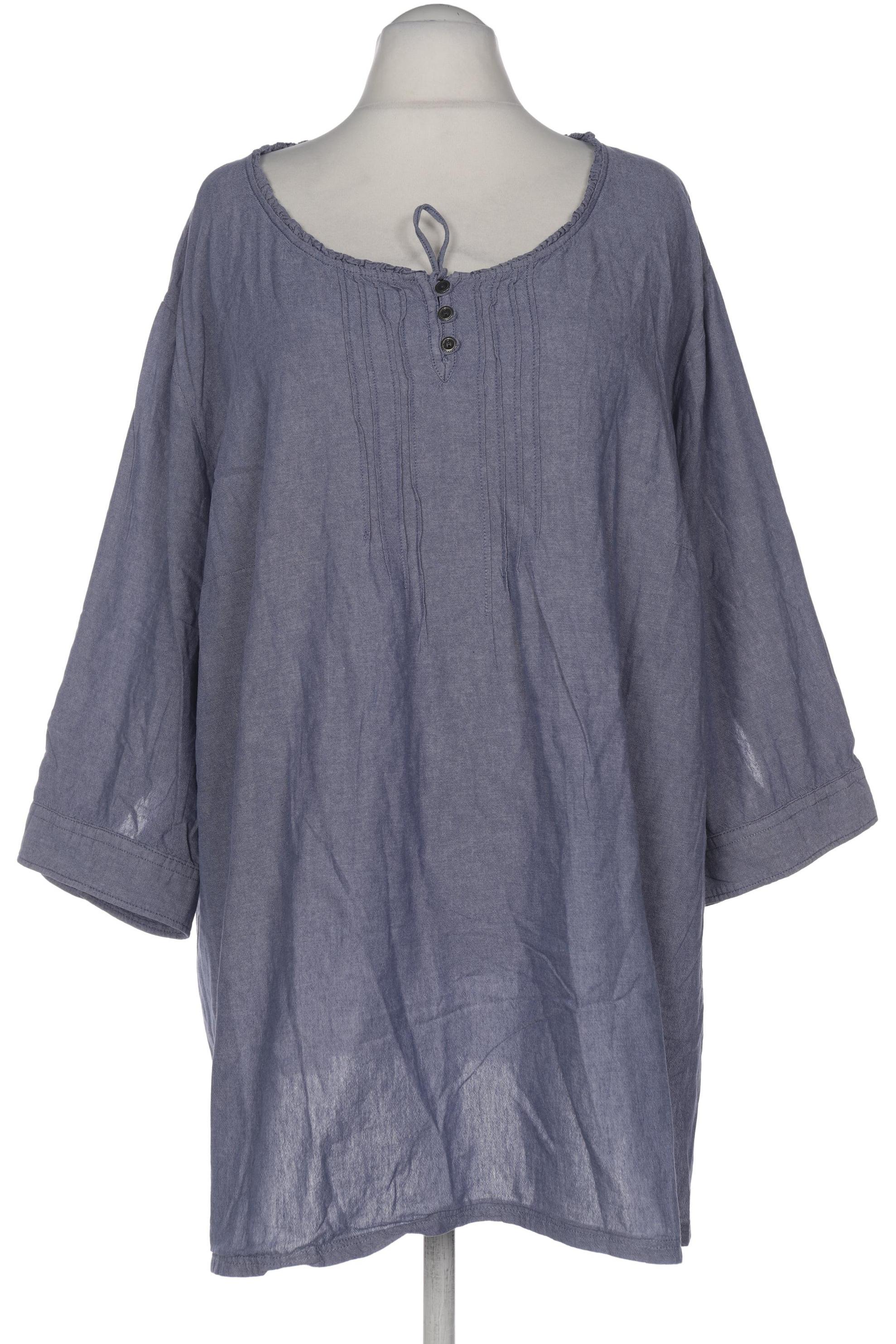 

Ulla Popken Damen Bluse, blau, Gr. 62