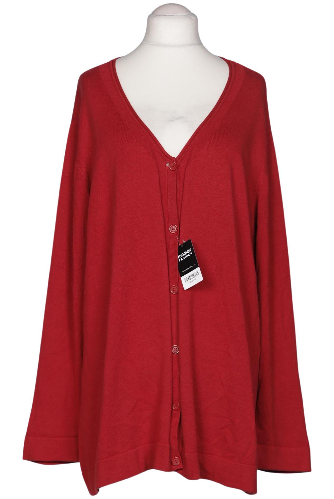 

Ulla Popken Damen Strickjacke, rot, Gr. 54