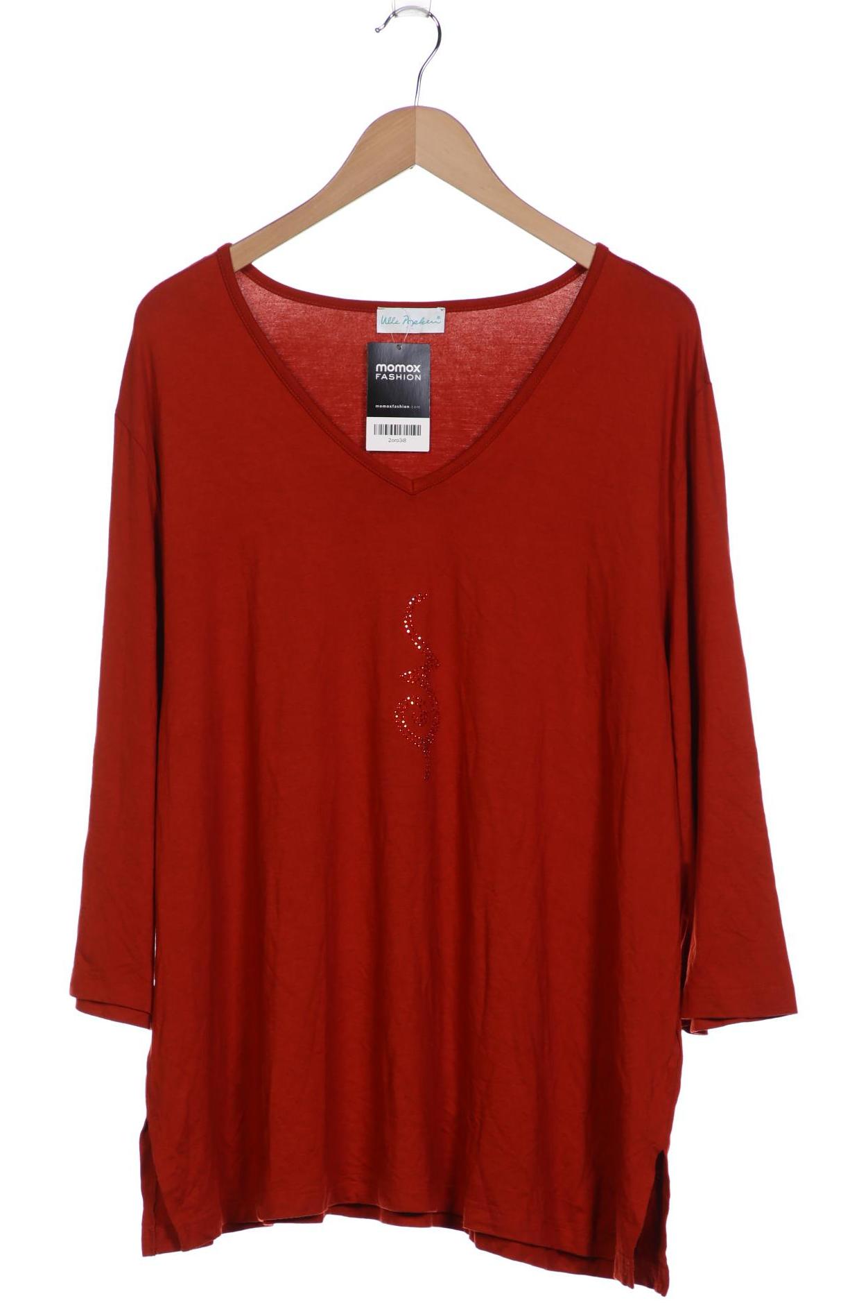 

Ulla Popken Damen Langarmshirt, orange, Gr. 50