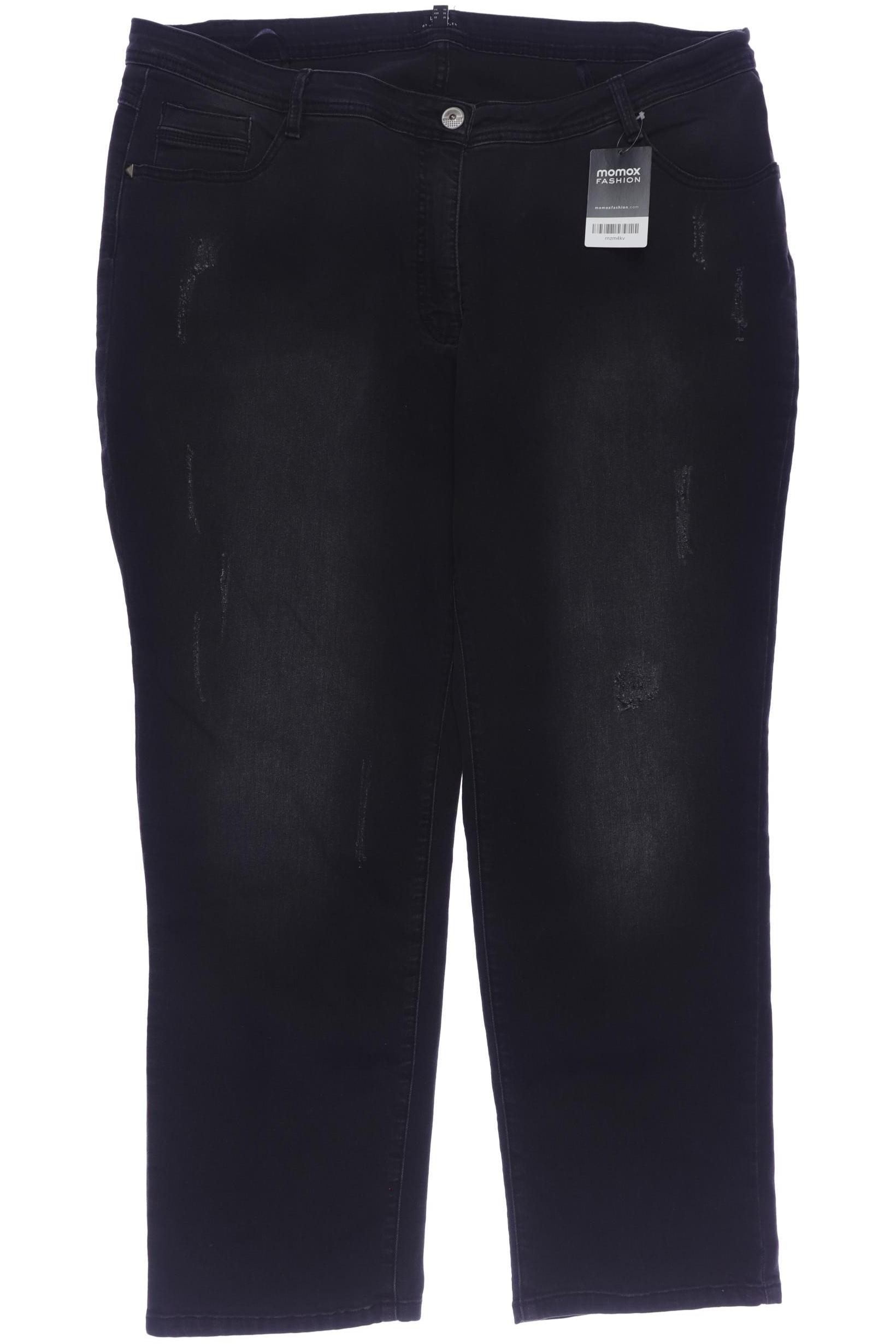 

Ulla Popken Damen Jeans, schwarz, Gr. 50