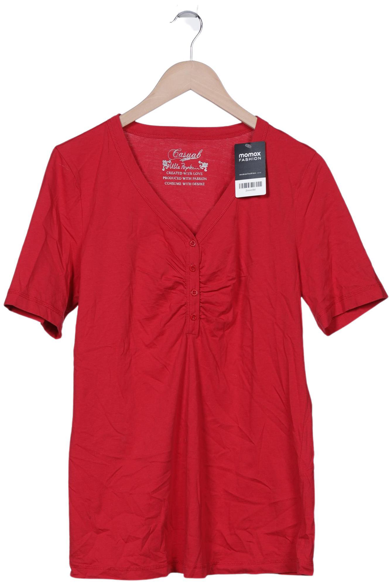 

Ulla Popken Damen T-Shirt, rot, Gr. 42