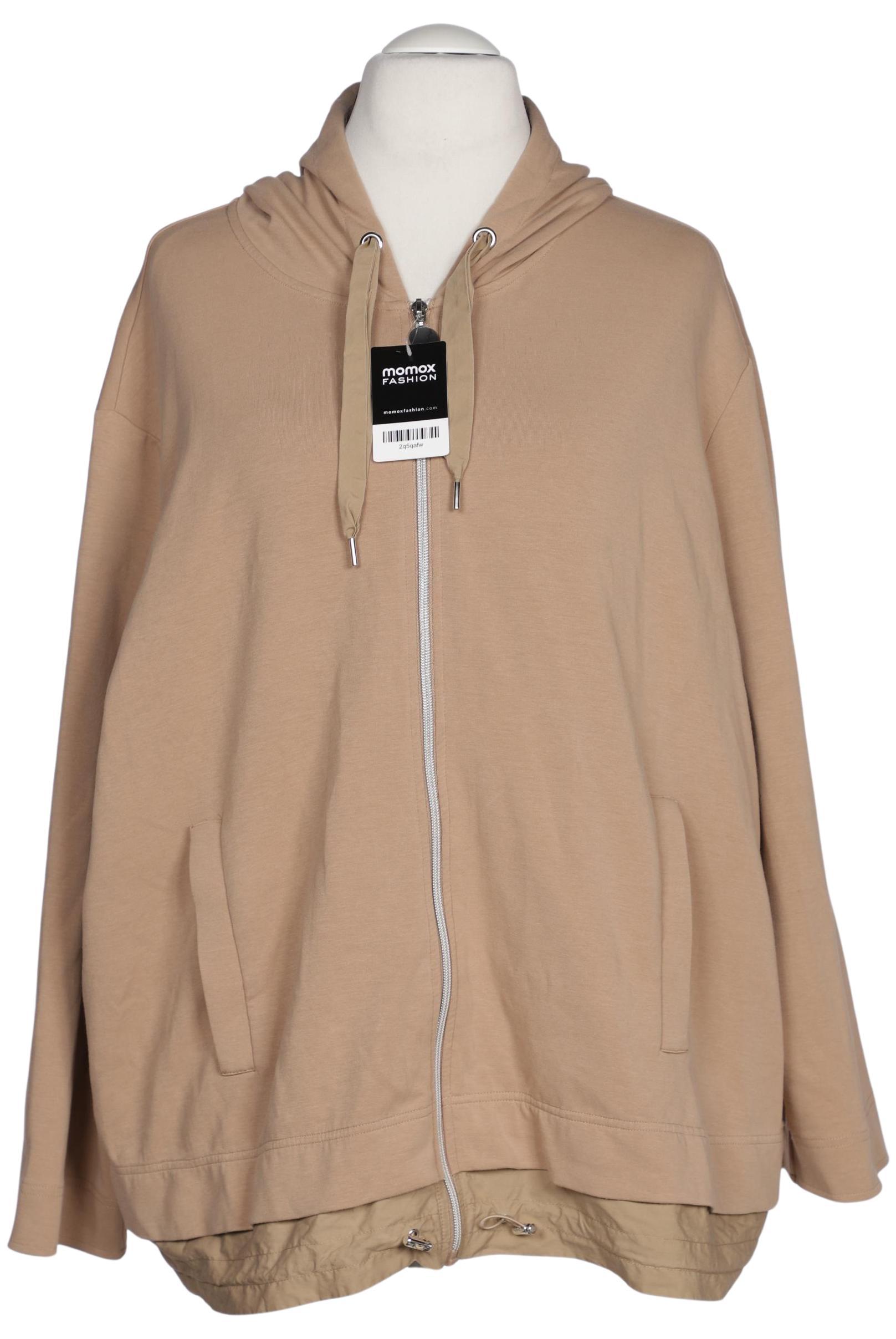 

Ulla Popken Damen Kapuzenpullover, beige, Gr. 54