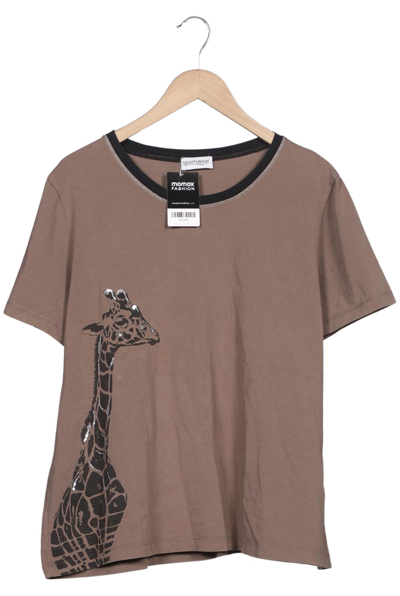 

Ulla Popken Damen T-Shirt, braun, Gr. 46