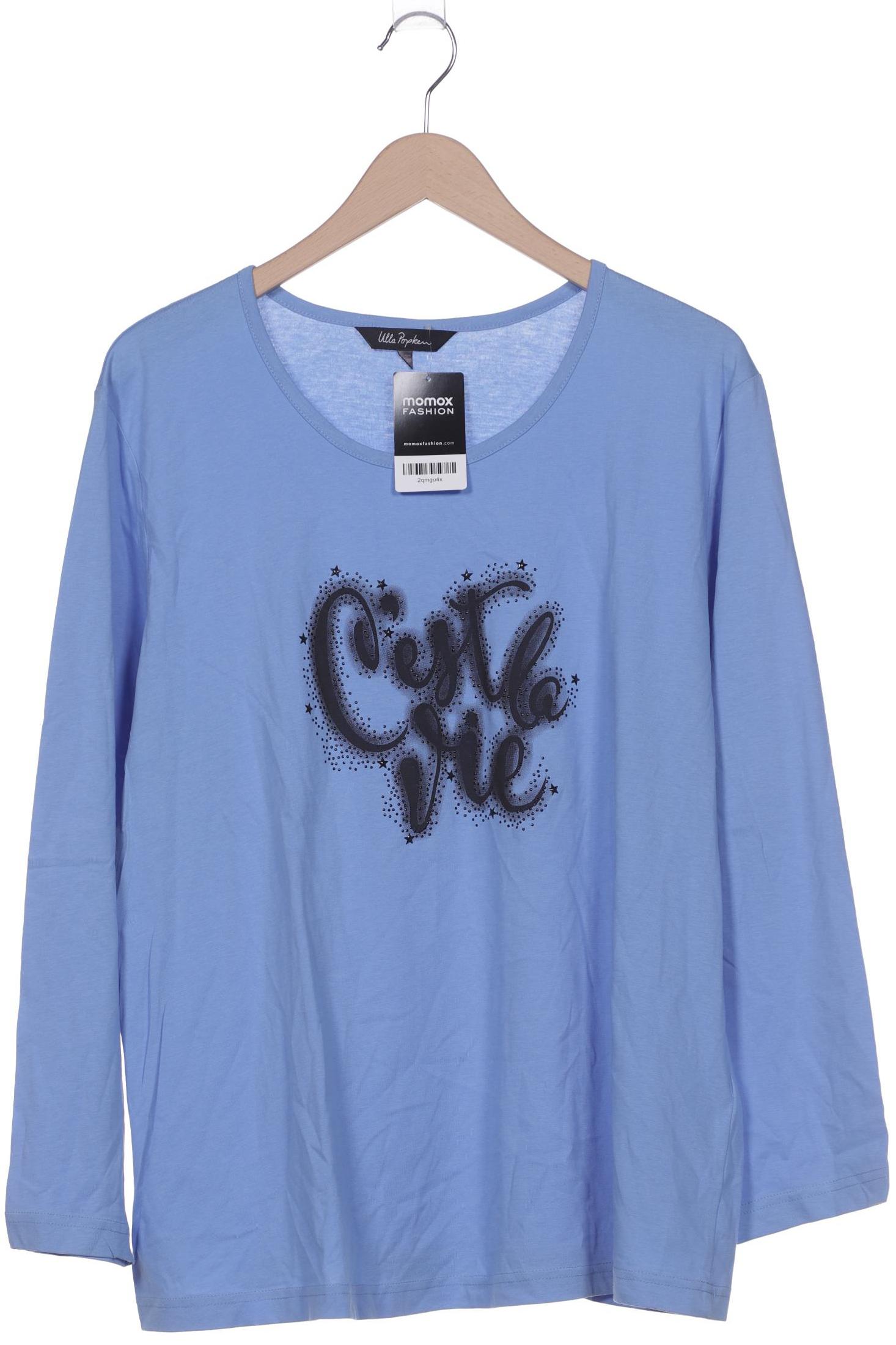 

Ulla Popken Damen Langarmshirt, blau, Gr. 46