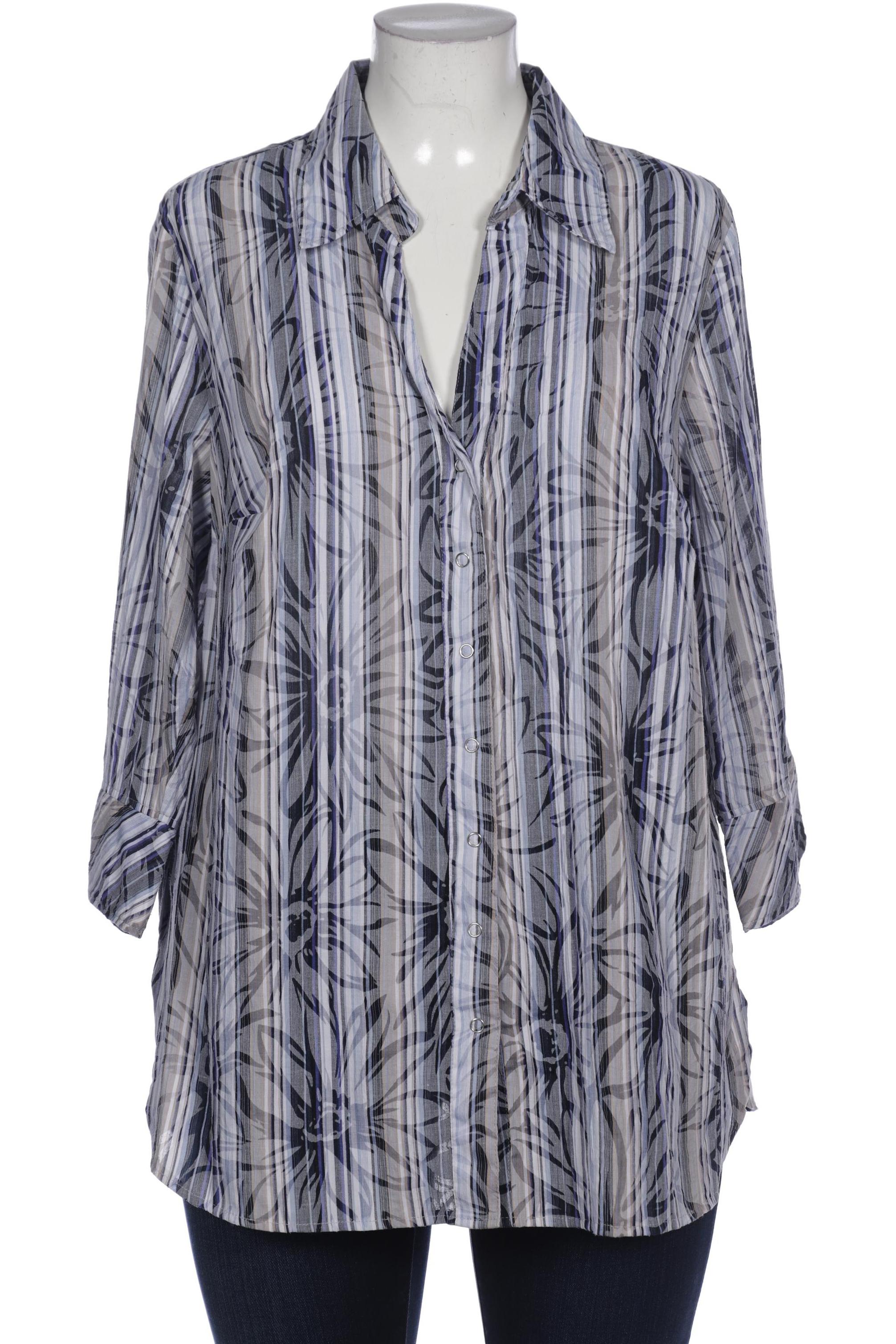 

Ulla Popken Damen Bluse, blau, Gr. 46