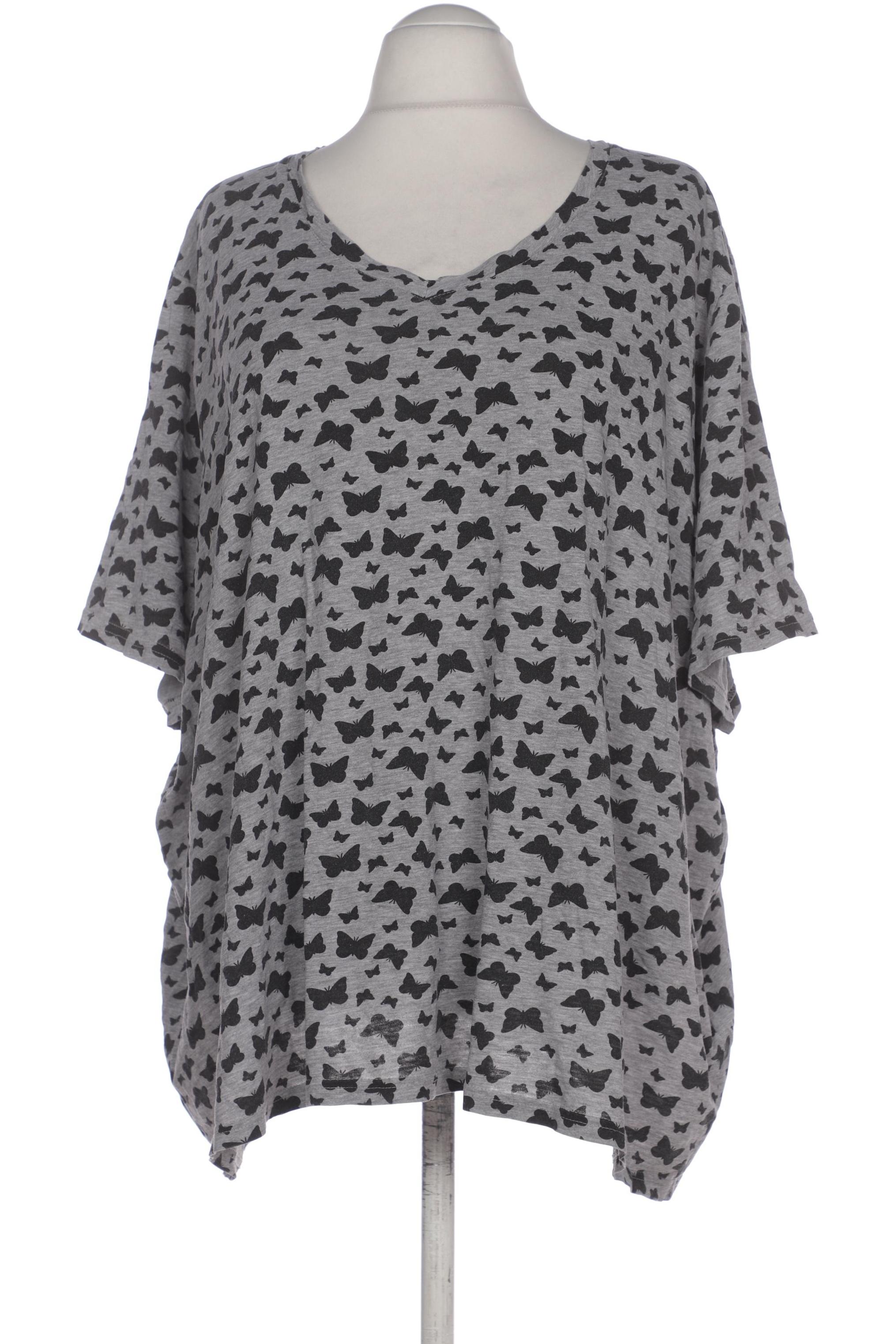

Ulla Popken Damen T-Shirt, grau, Gr. 62